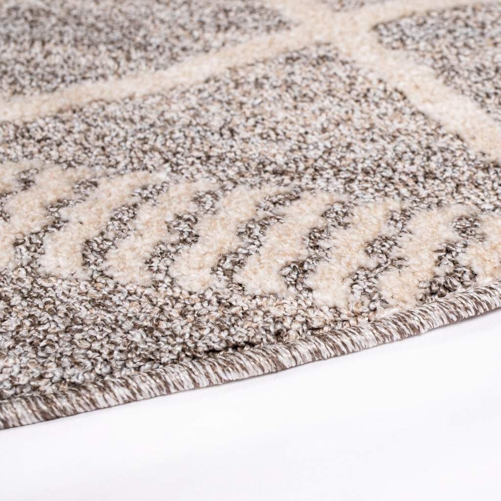 Carpet City Vloerkleed Art 2645 Korte pool, ruiten-look, ideaal voor hal & entree