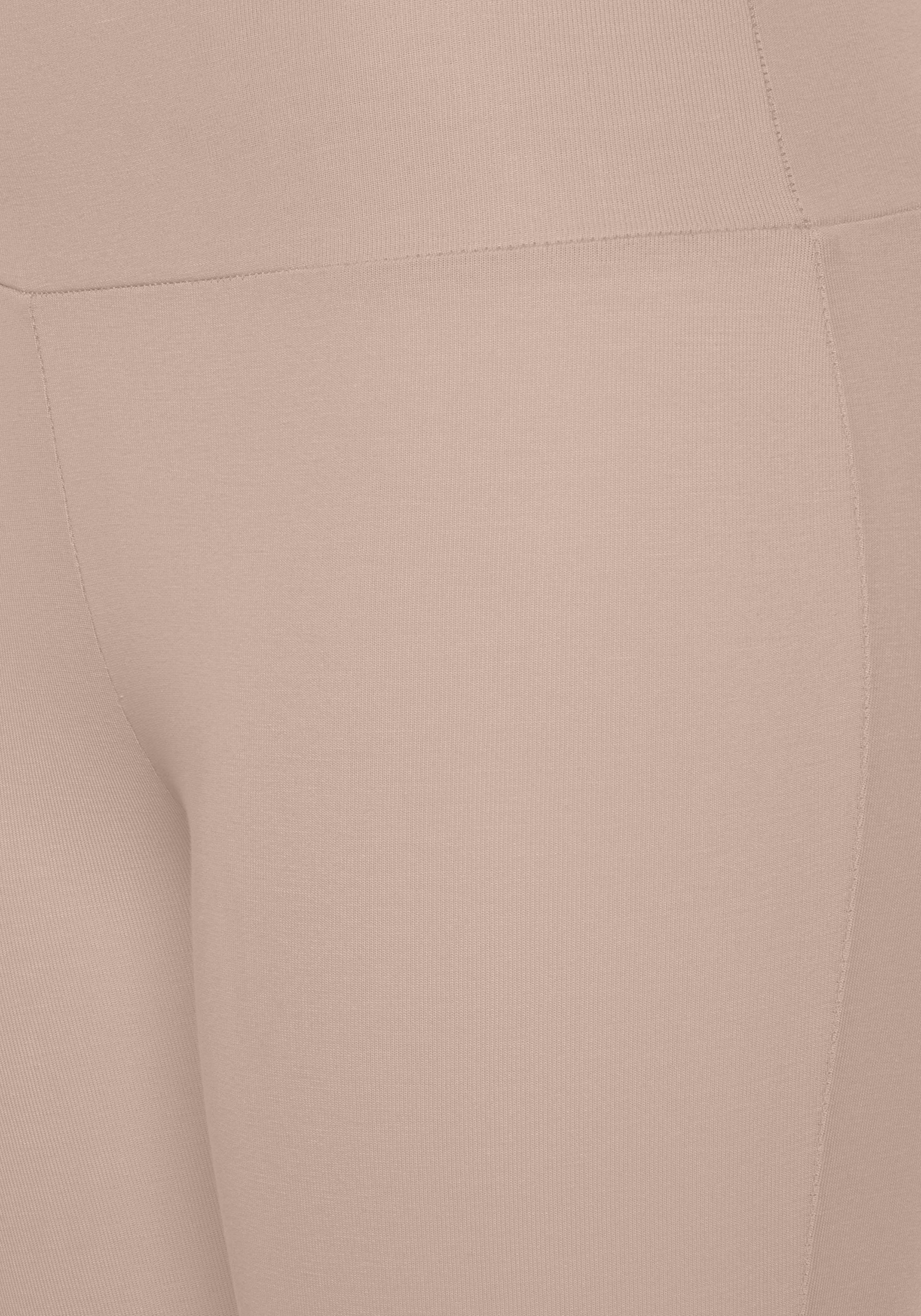 Lascana Caprilegging met brede zachte boord, loungewear
