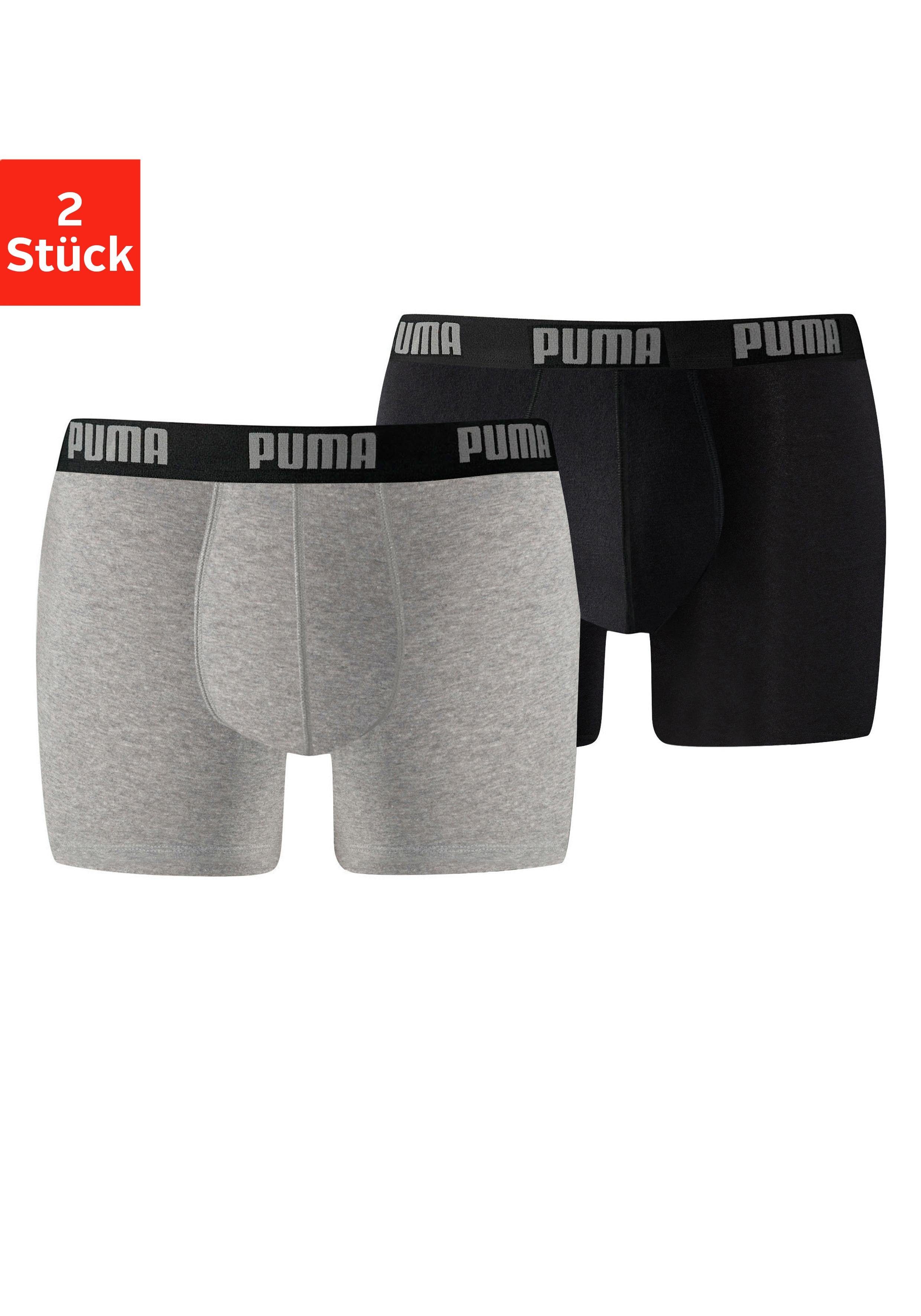 PUMA Boxershort met puma webband (2 stuks, Set van 2)