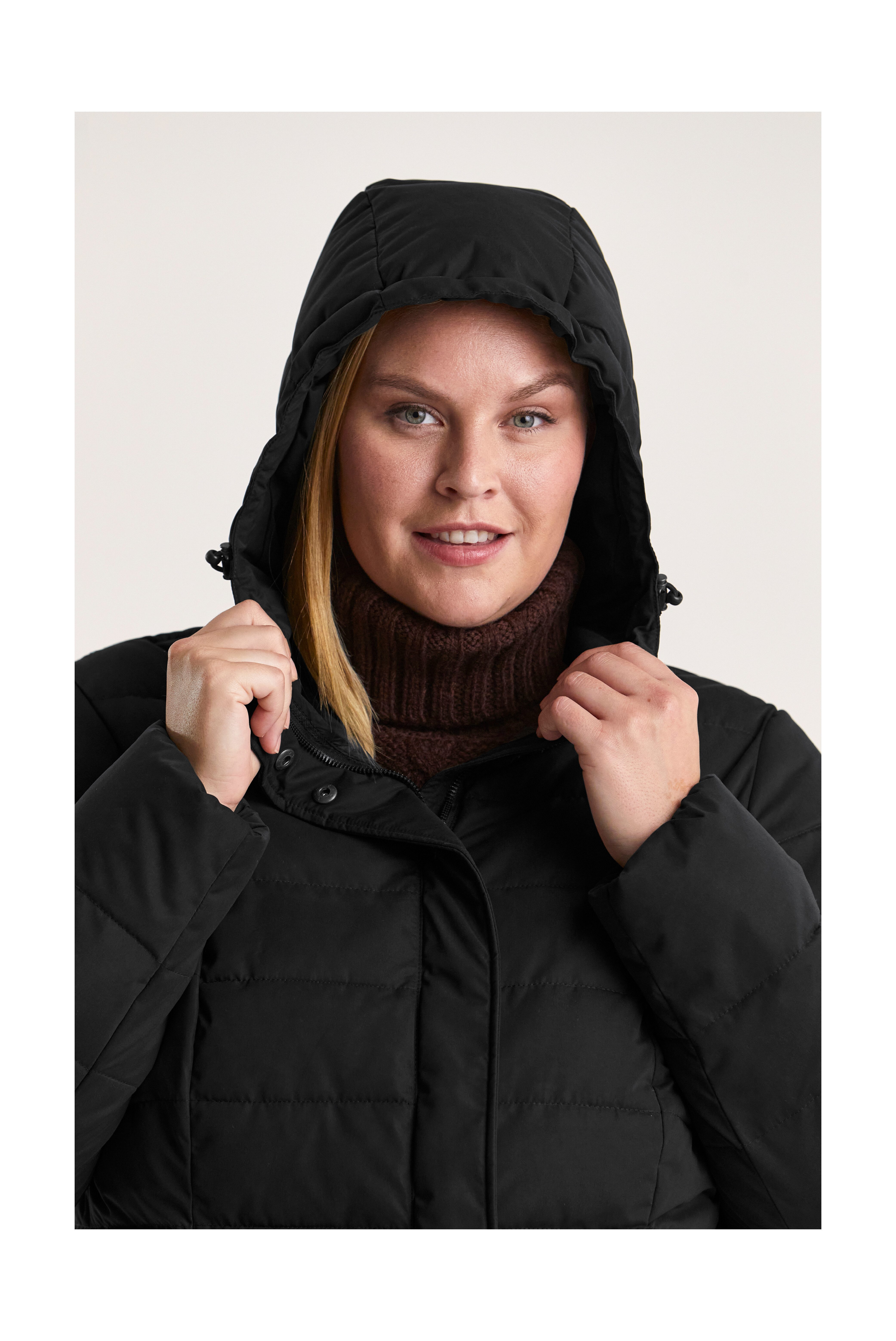 STOY Gewatteerde jas STW 7 WMN QLTD CT ademend, waterafstotende winterjas in grote maten