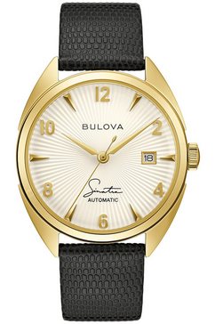 bulova automatisch horloge frank sinatra, 97b196 zwart