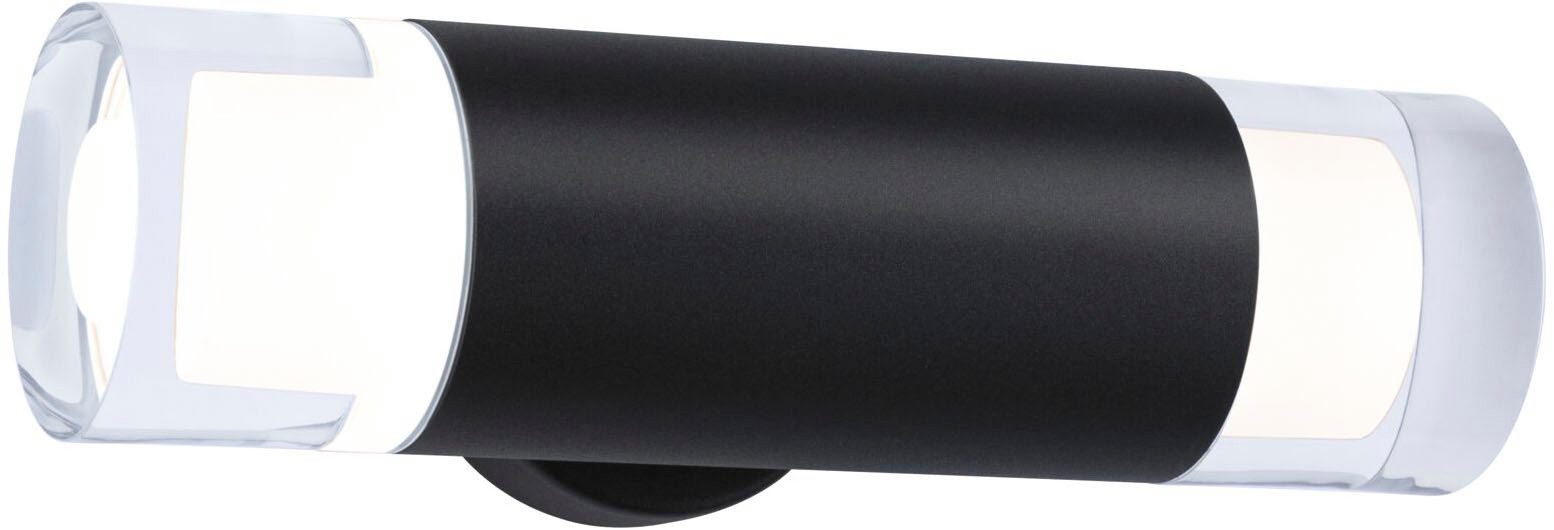 Paulmann Wandlamp Selection badkamer wand-/plafondlamp Kame IP44 signal zwart 2 stuks (1 stuk)