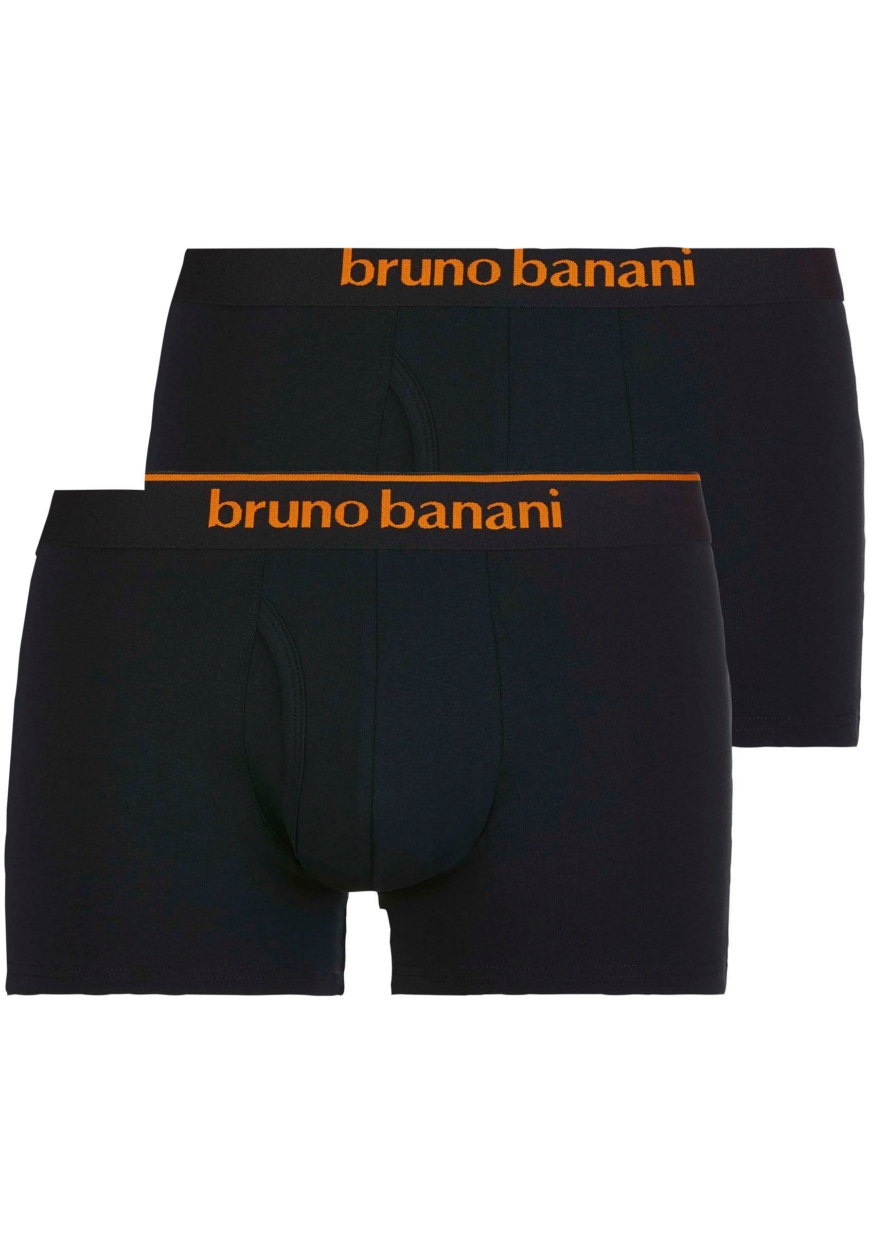 Bruno Banani Boxershort Short 2-pack Quick Access (2 stuks, Set van 2) heren boxershorts maat XL zwart