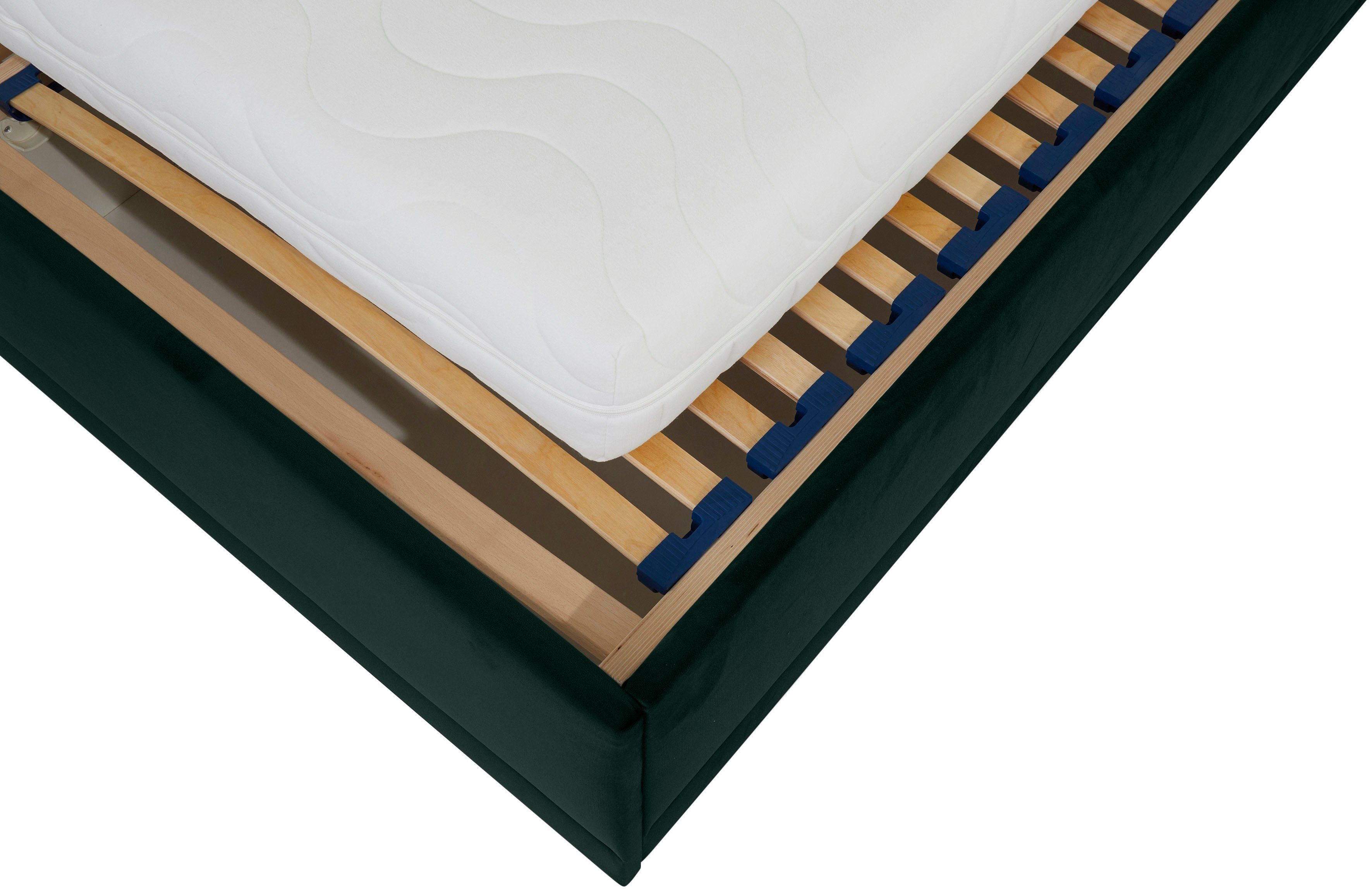 Westfalia Polsterbetten Gestoffeerd bed ADAMAS ook met bedlade, knoopdetails met stras