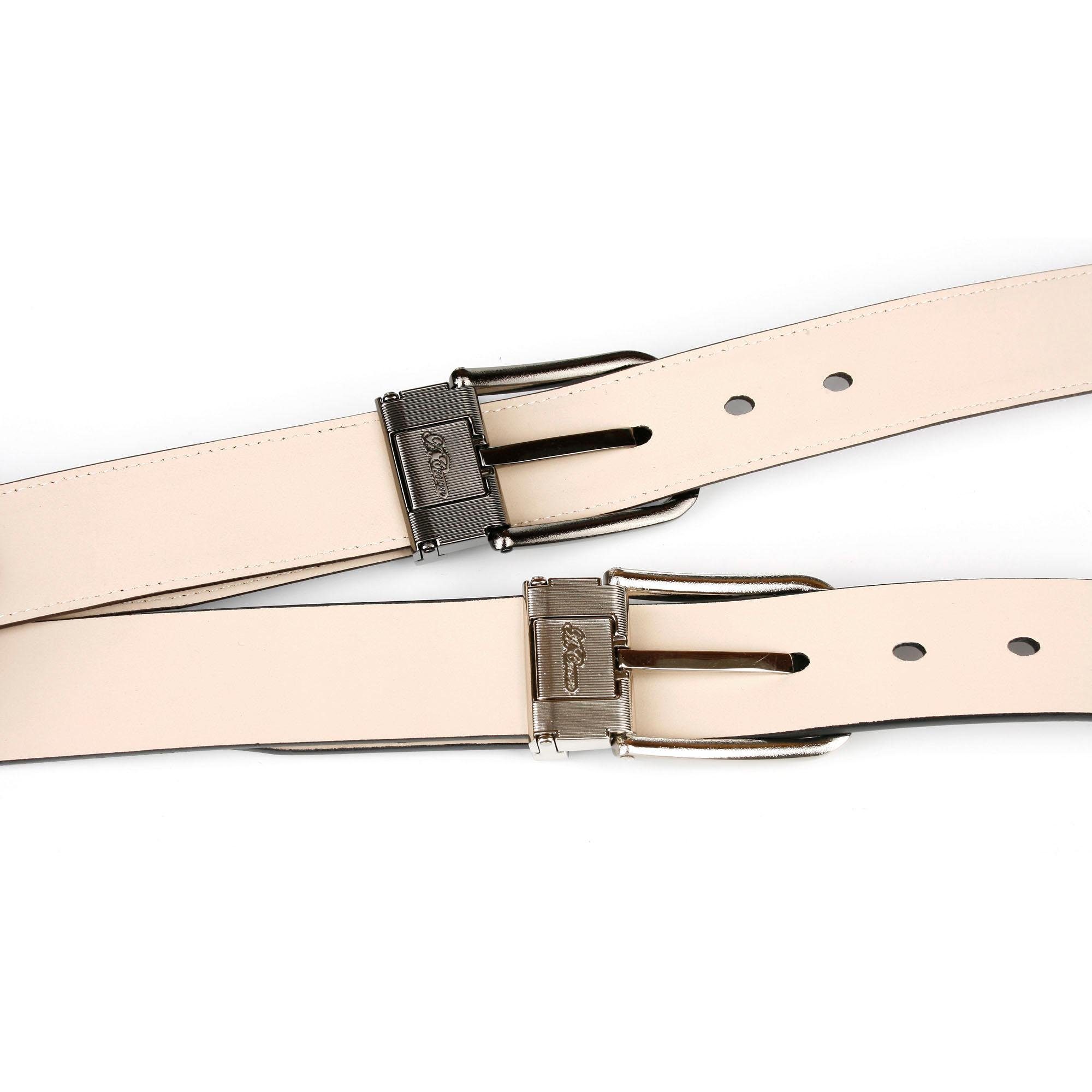 Anthoni Crown Leren riem met lichte structuur