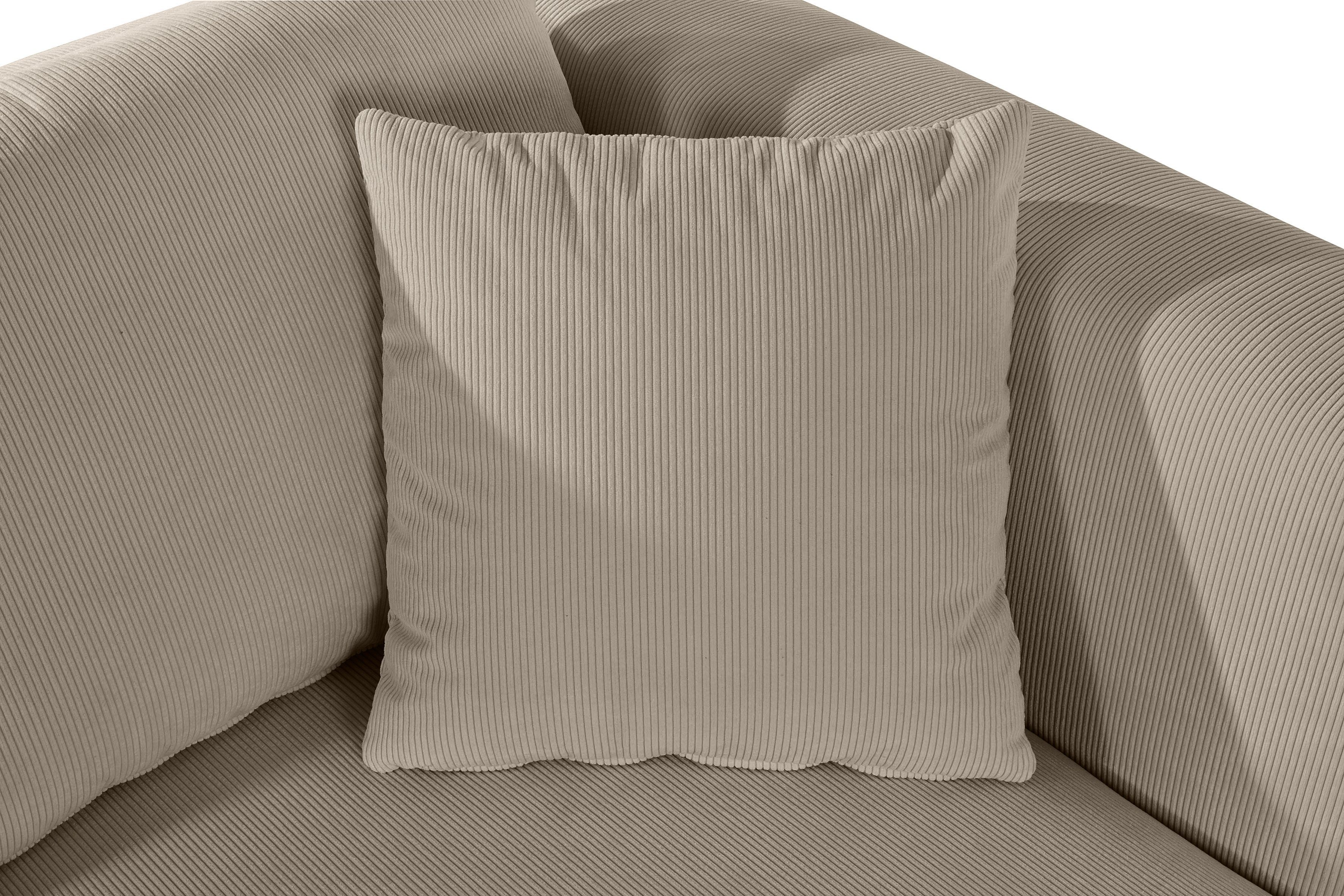 Guido Maria Kretschmer Home&Living Ottomane Comfine Modulaire ottomane om zelf samen te stellen, in 3 bekledingvarianten