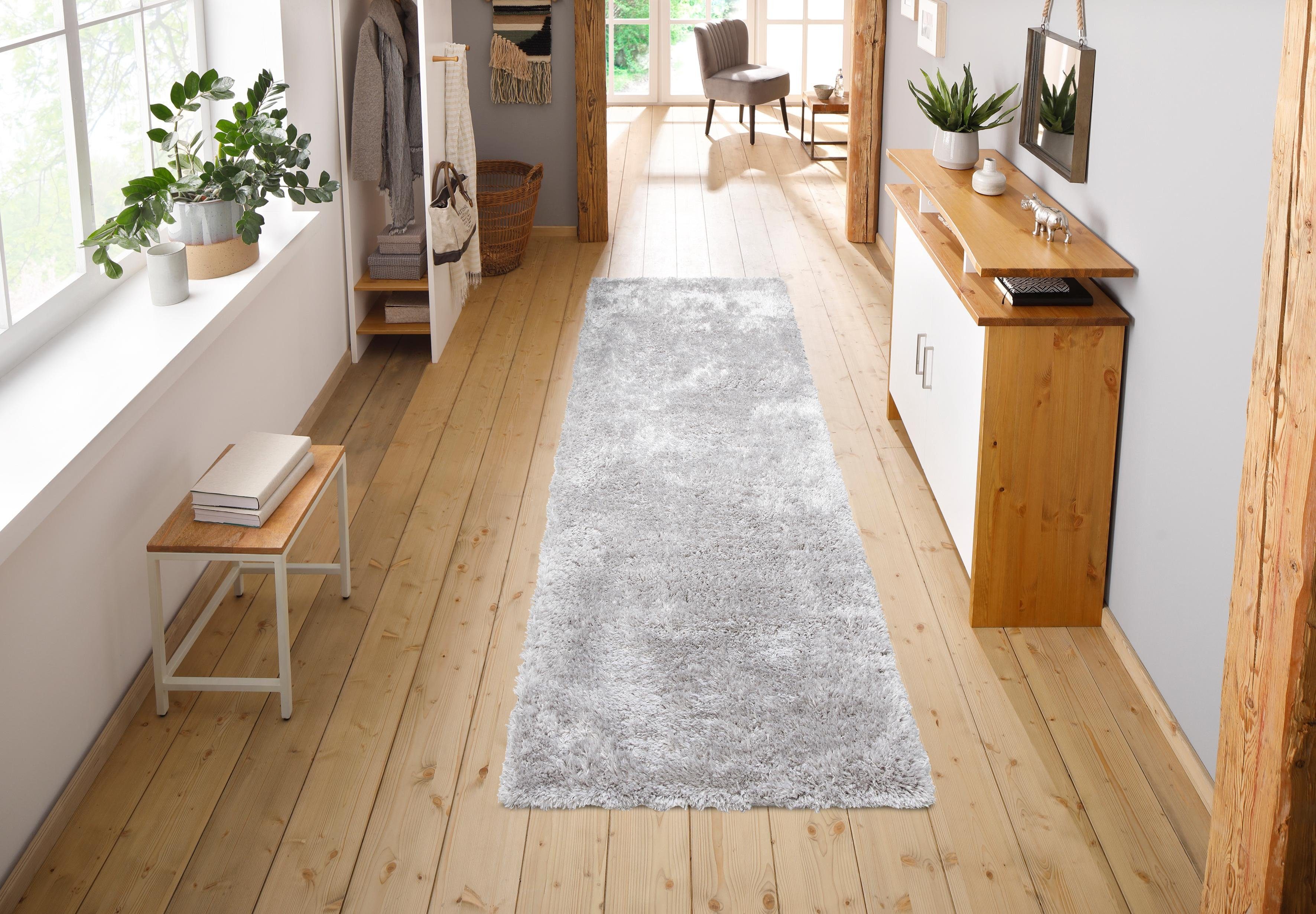 my home Hoogpolige loper Boldo bijzonder zacht door microvezel, shaggy-vloerkleed