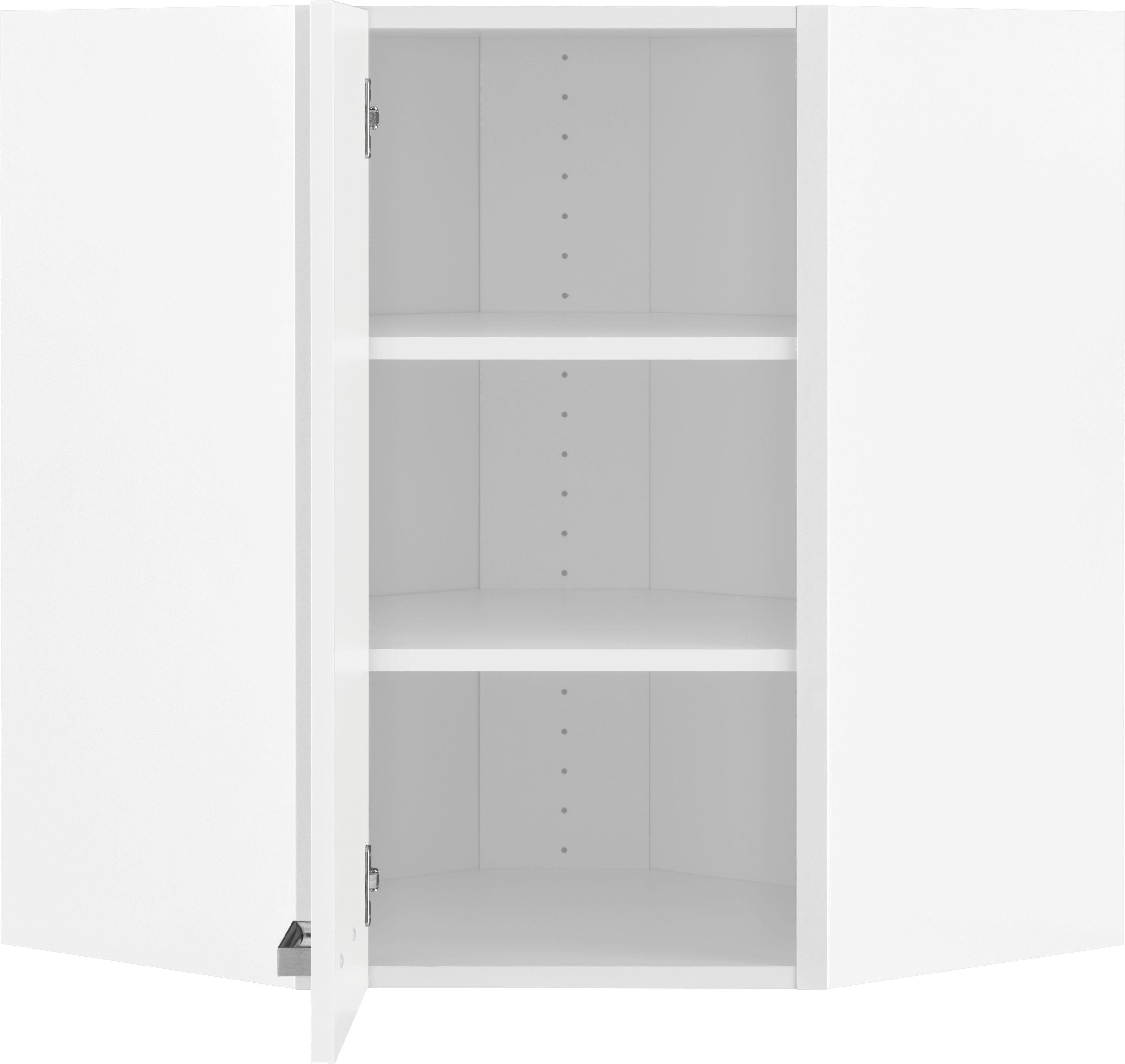 OPTIFIT Hangend hoekkastje Parma Breedte 60x60 cm