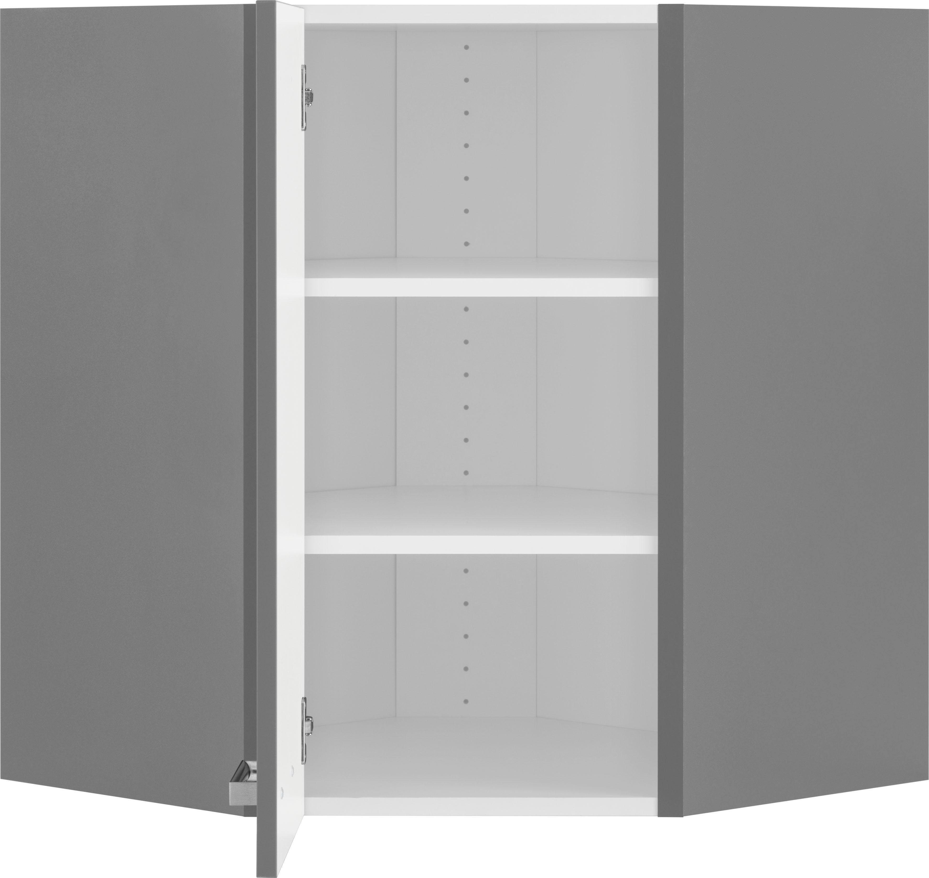 OPTIFIT Hangend hoekkastje Parma Breedte 60x60 cm