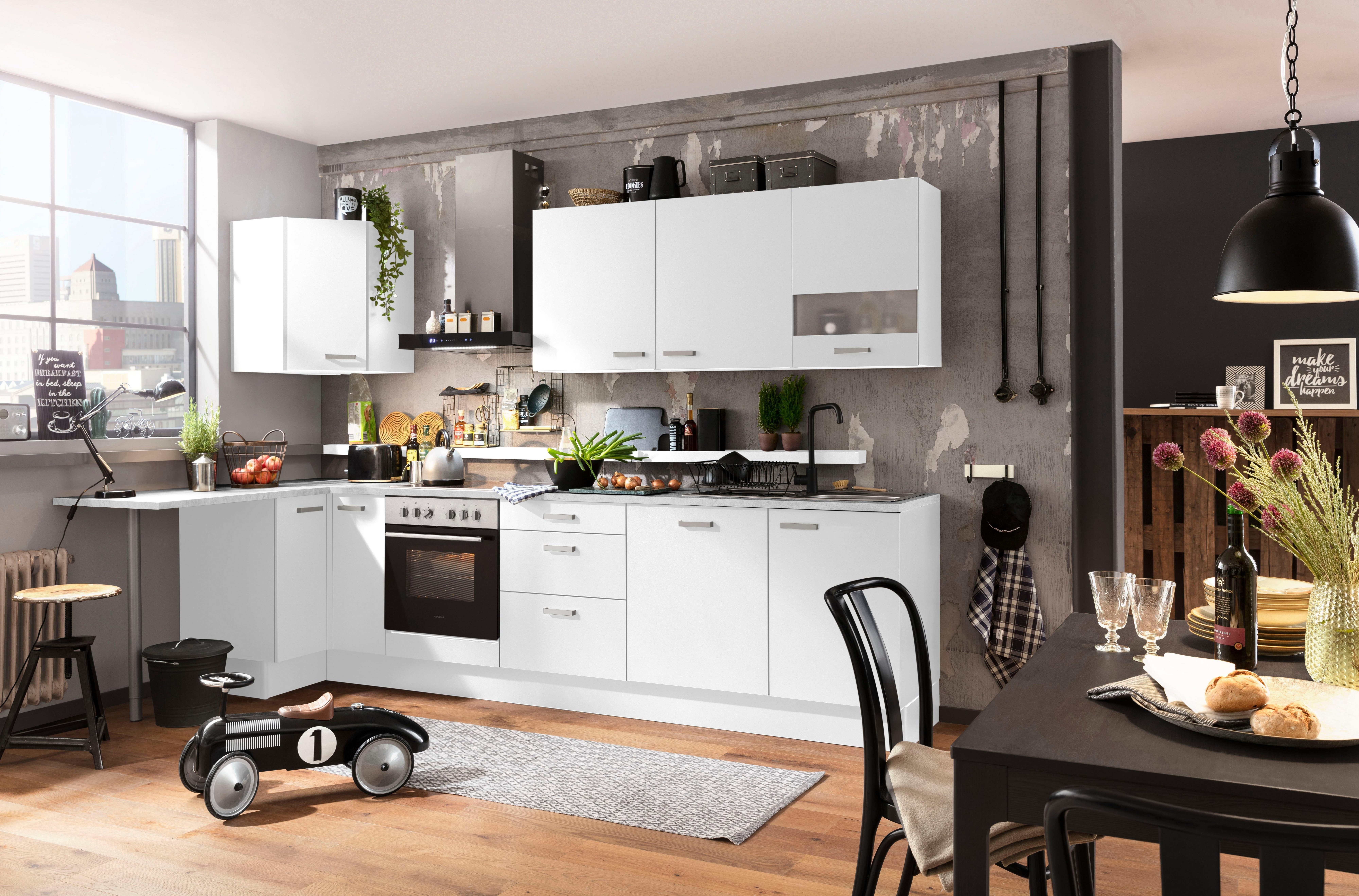 OPTIFIT Hangend hoekkastje Parma Breedte 60x60 cm