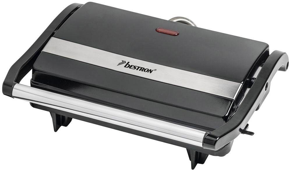 bestron Contactgrill APM123Z Viva Italia ook als sandwich-/panini-contactgrill inzetbaar, antiaanbaklaag