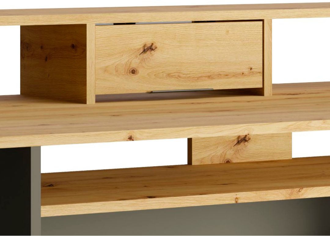 INOSIGN Bureau PEORIA Gamingtafel met lade en monitorsteun, breedte 160 x 70 cm