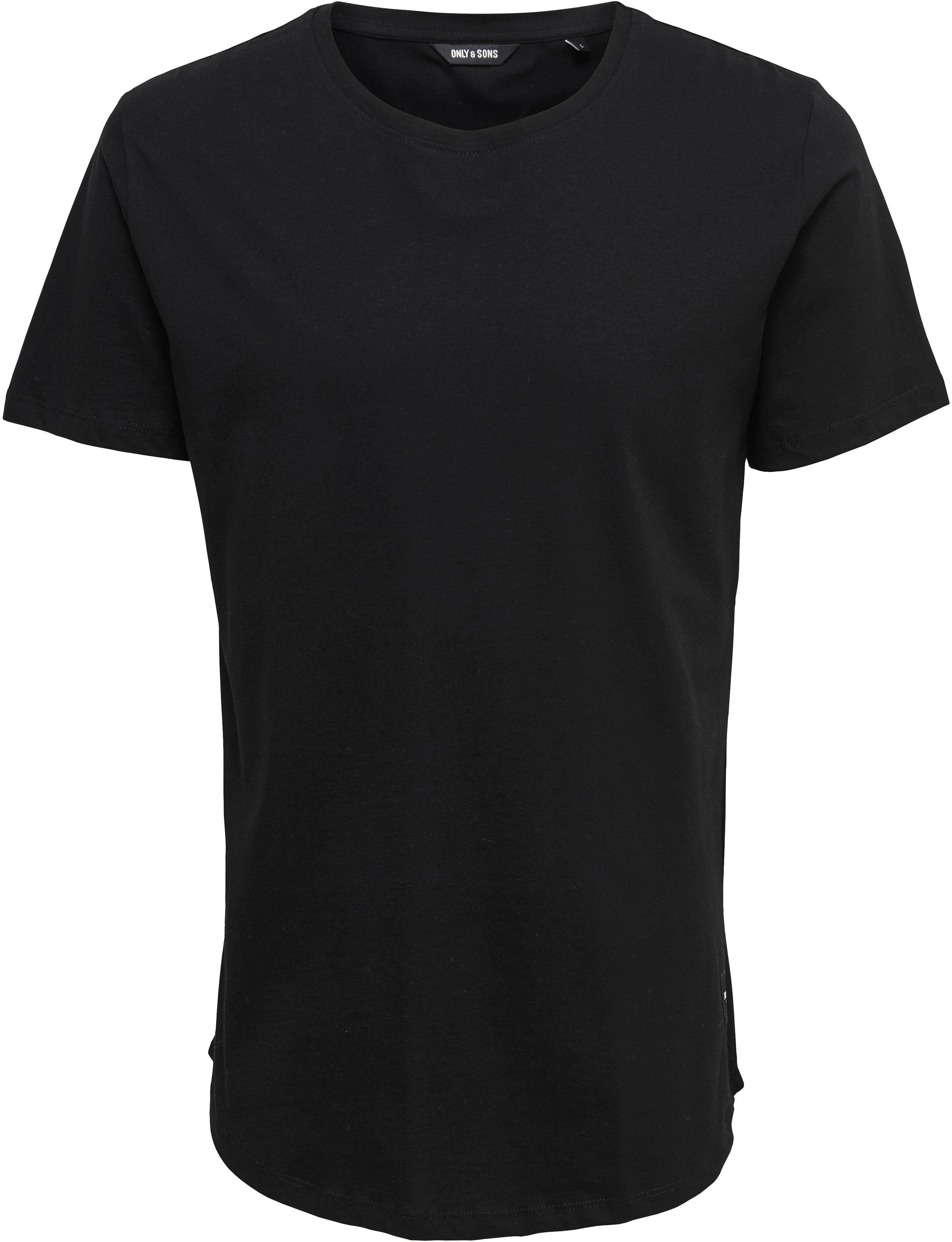 ONLY & SONS Shirt met ronde hals ONSMATT LONGY TEE
