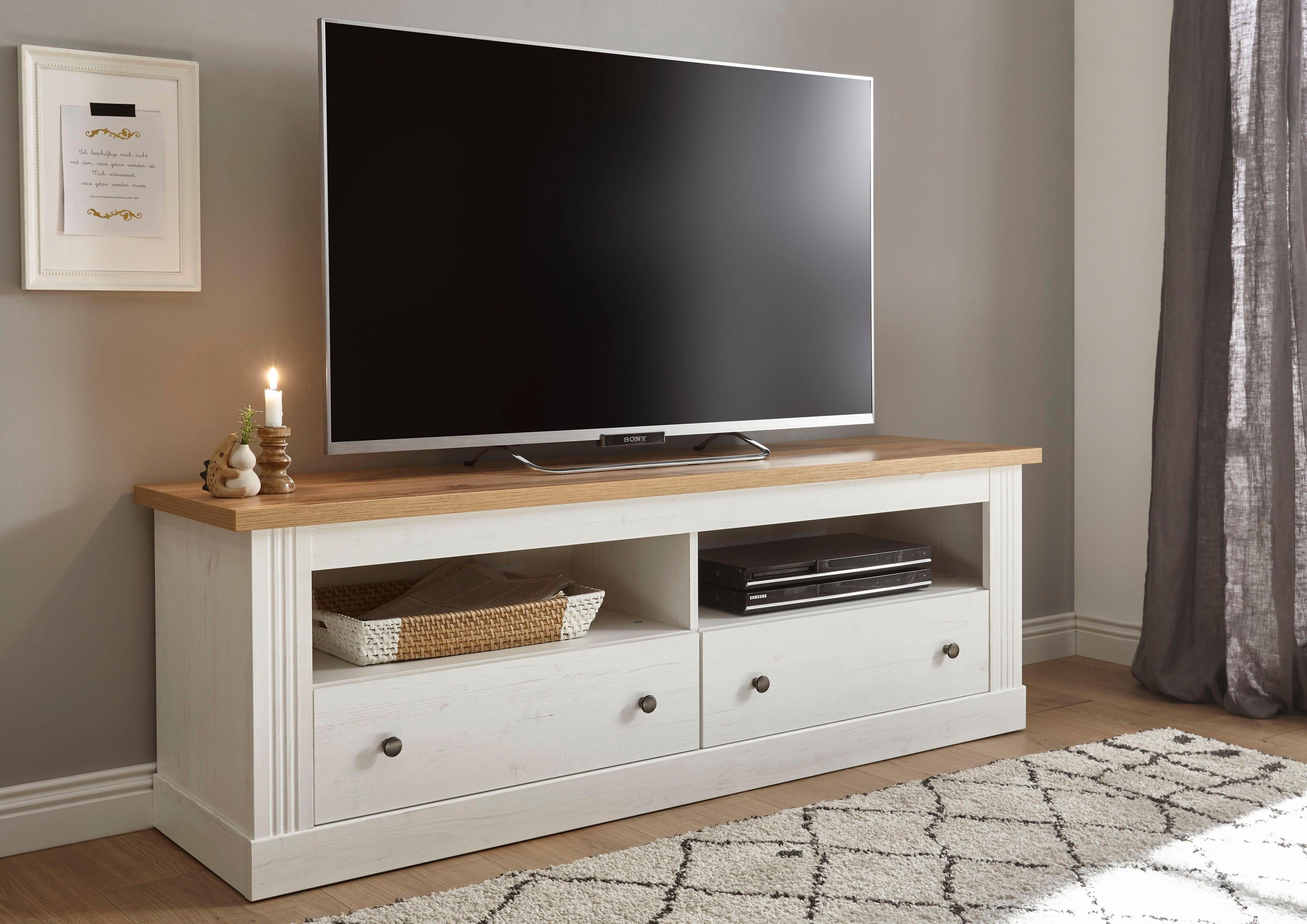 Home affaire Tv-meubel Westminster TOPSELLER! Tv-tafel in romantische rustieke stijl