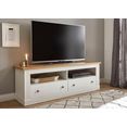 home affaire tv-meubel westminster tv-tafel in romantische rustieke stijl wit
