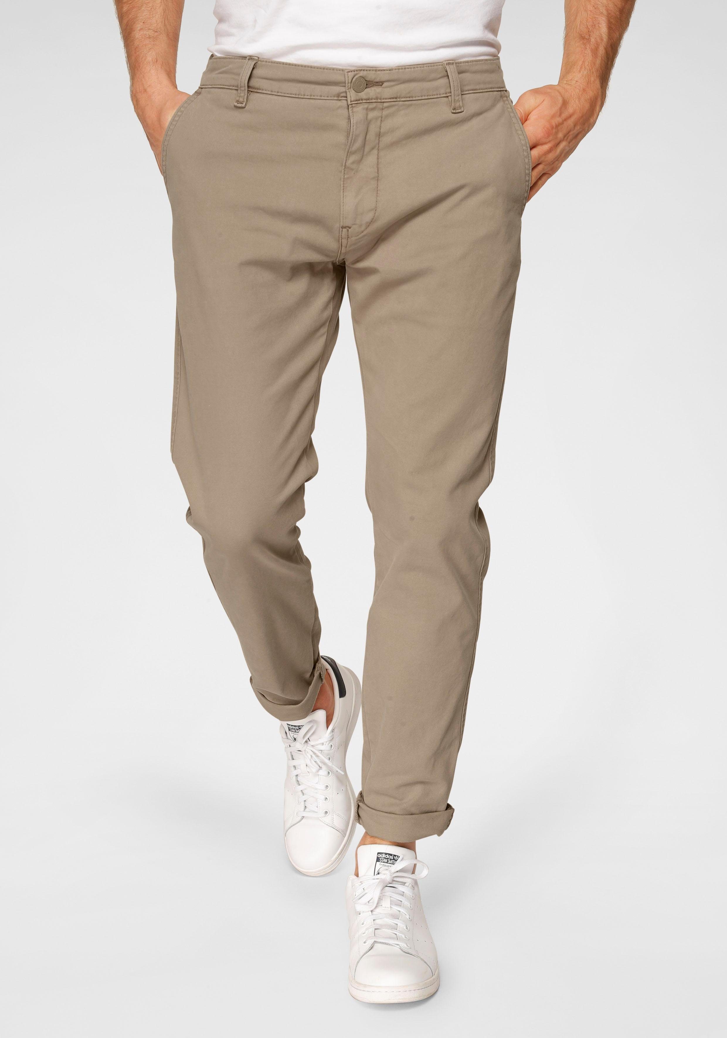 Levi's Chino Taper met optimale stretchpercentage heren chino's maat 29 bruin