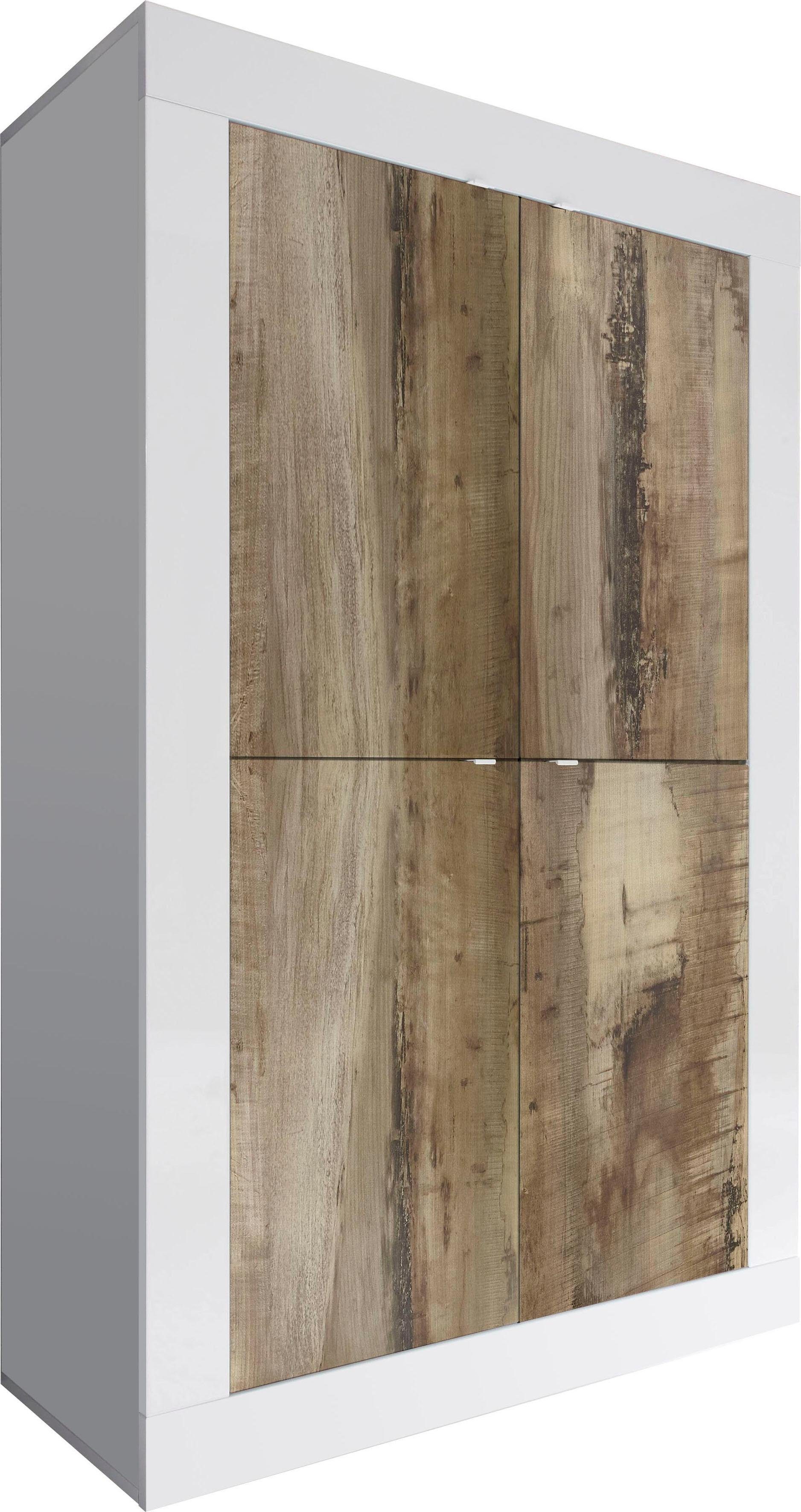INOSIGN Highboard Basis hoogte 162 cm, breedte 102 cm, commode 4 deuren, hoge commode Metalen handgreep, moderne frame-uitstraling, veel opbergruimte, kleurkeuze