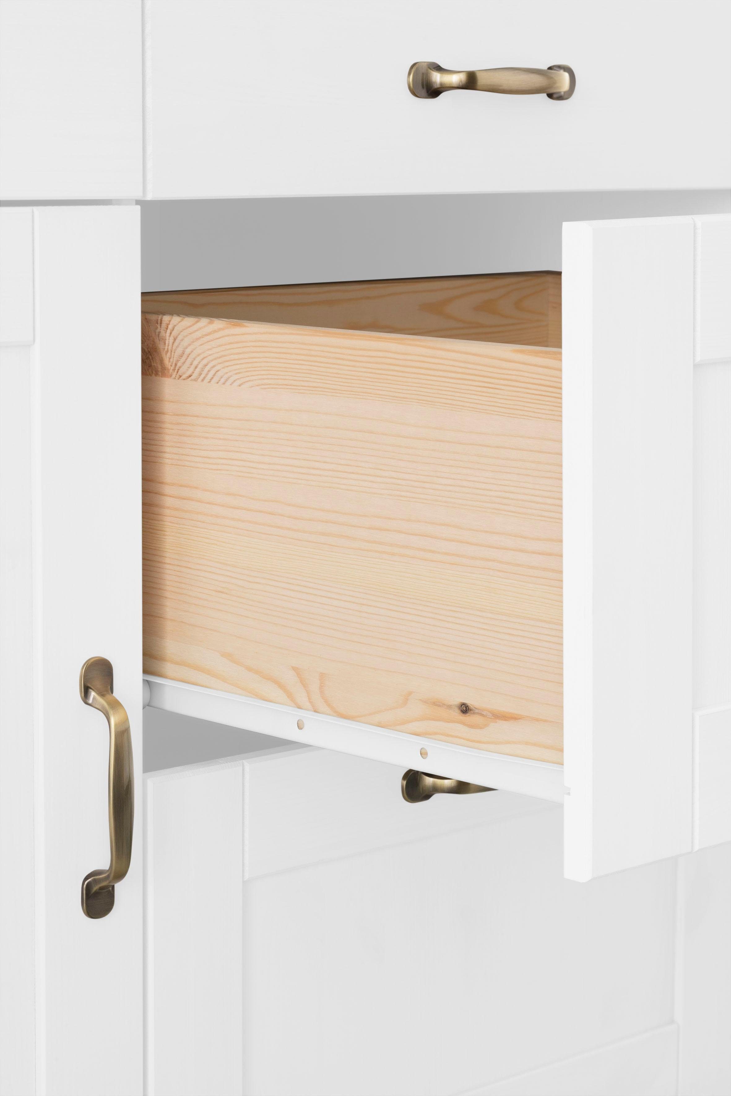 Home affaire Onderkast Alby Breedte 100 cm, 1 deur, 4 laden