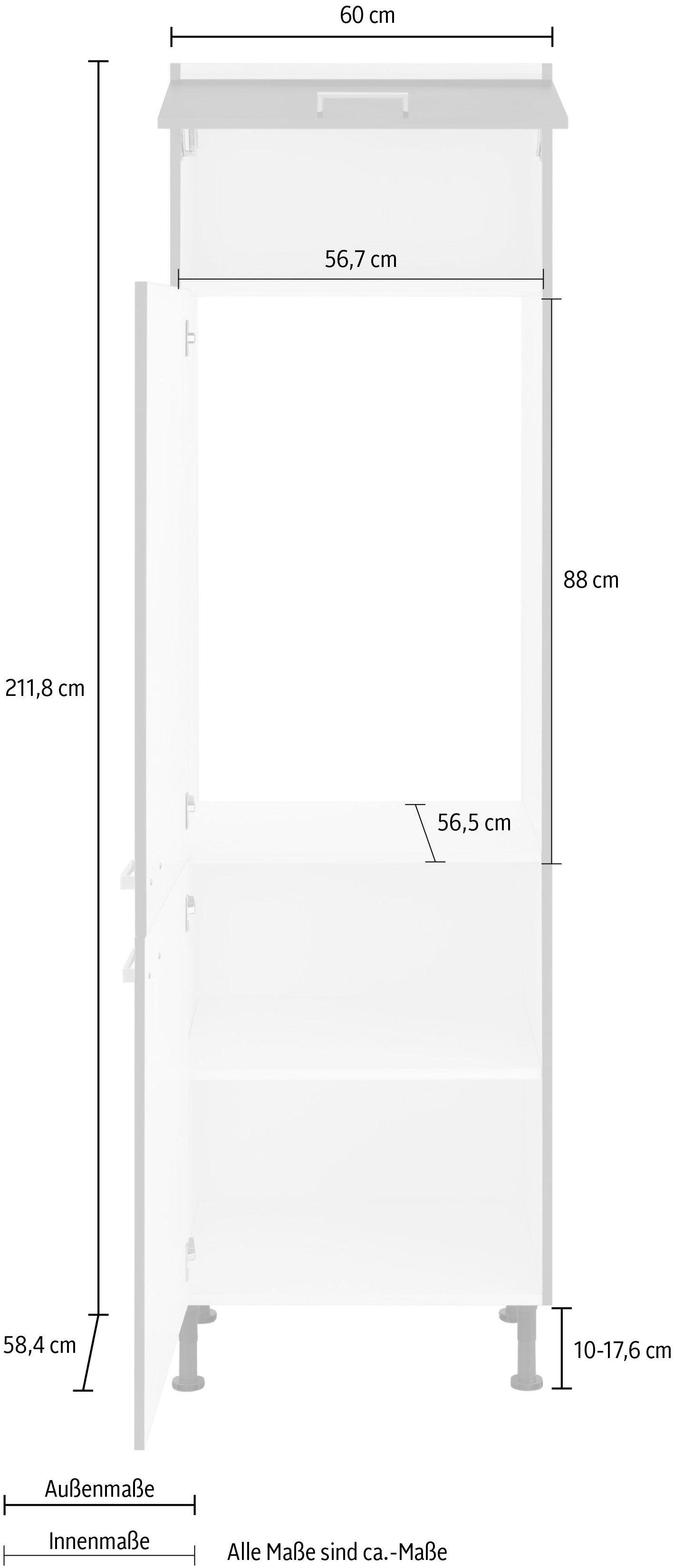 OPTIFIT Koelkastombouw Parma Breedte 60 cm
