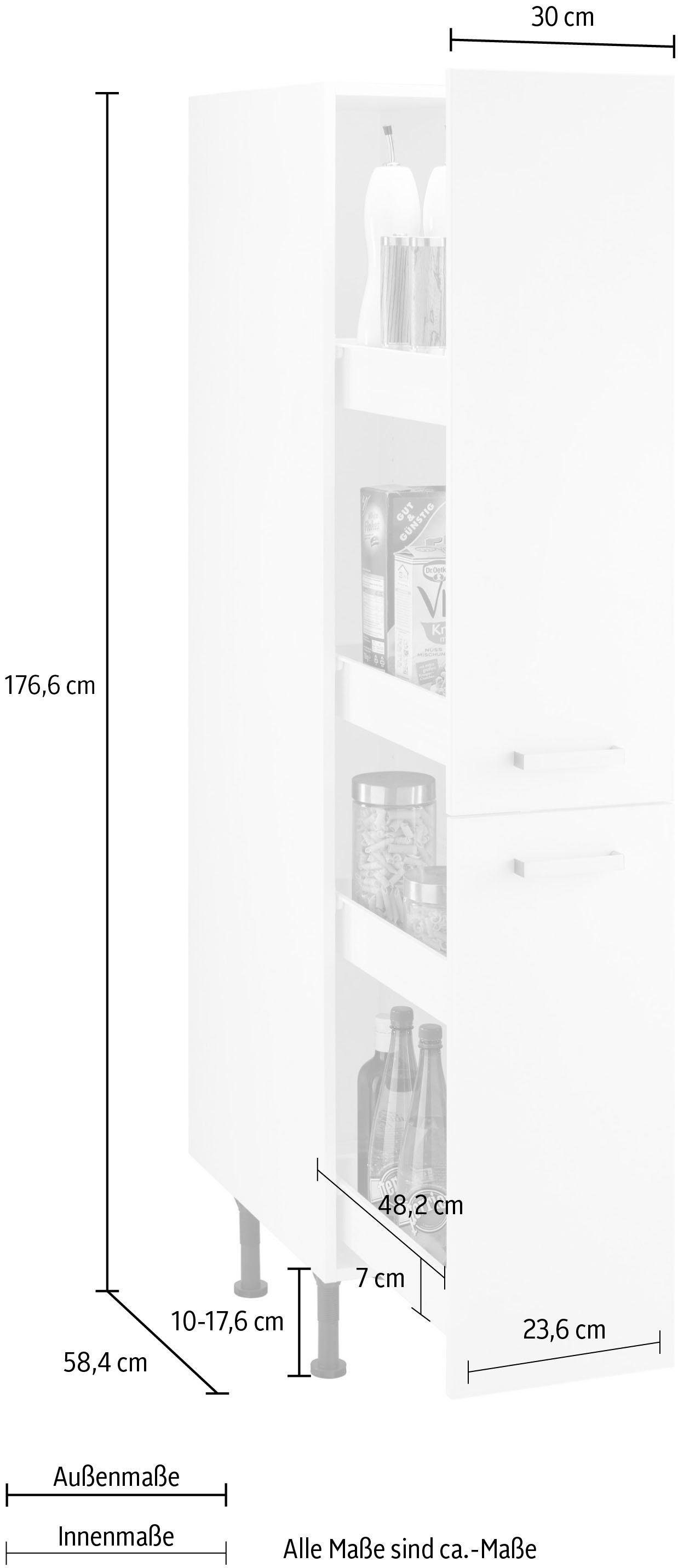 OPTIFIT Apothekerskast Parma Breedte 30 cm
