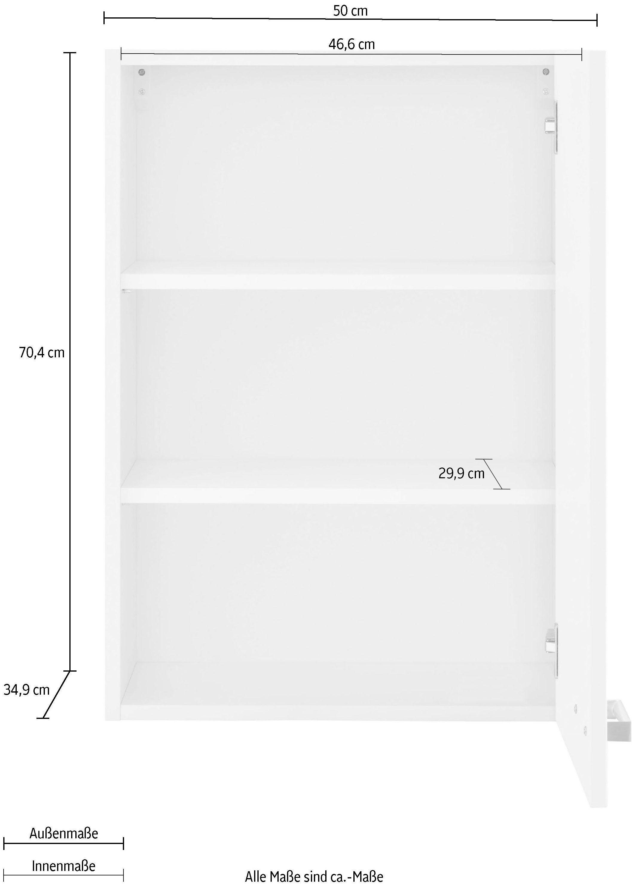OPTIFIT Hangend kastje Parma Breedte 50 cm