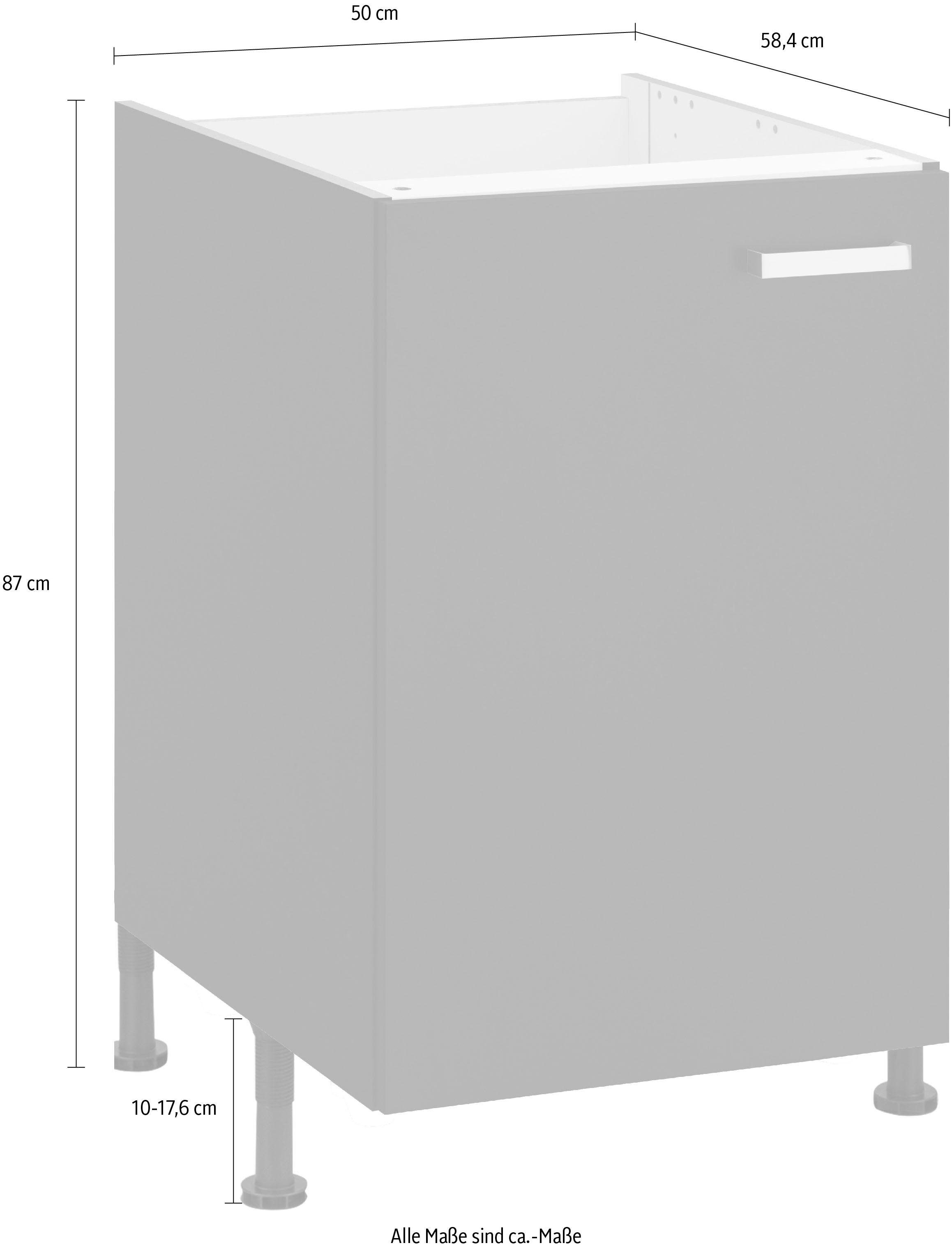 OPTIFIT Gootsteenkast Parma Breedte 50 cm