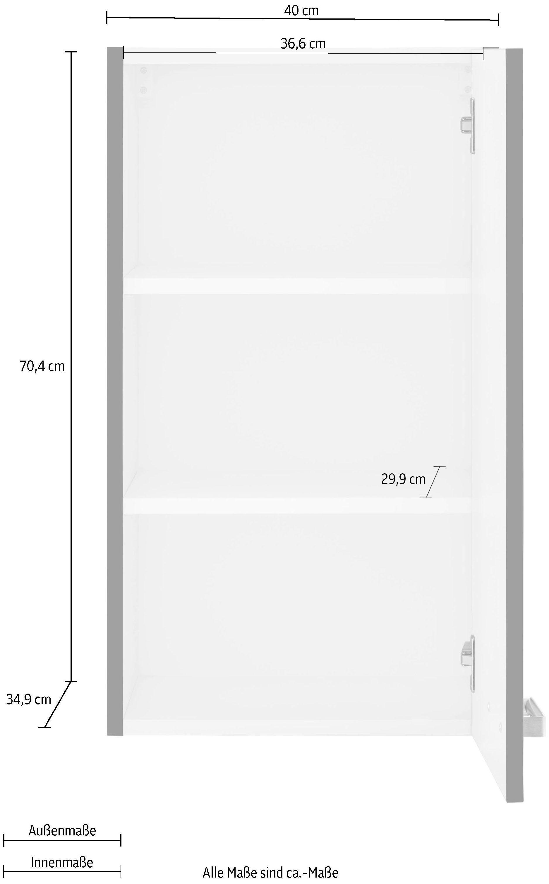 OPTIFIT Hangend kastje Parma Breedte 40 cm