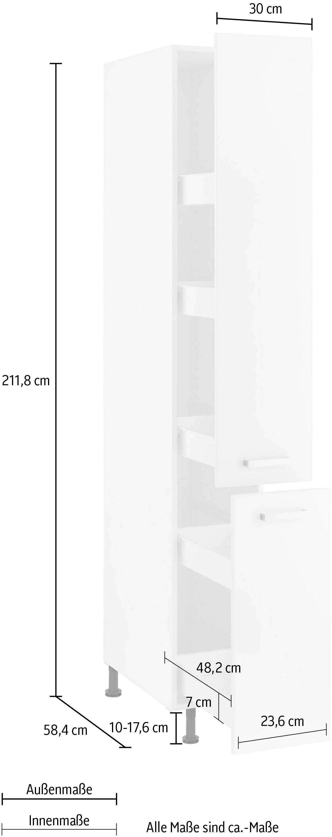 OPTIFIT Apothekerskast Parma Breedte 30 cm