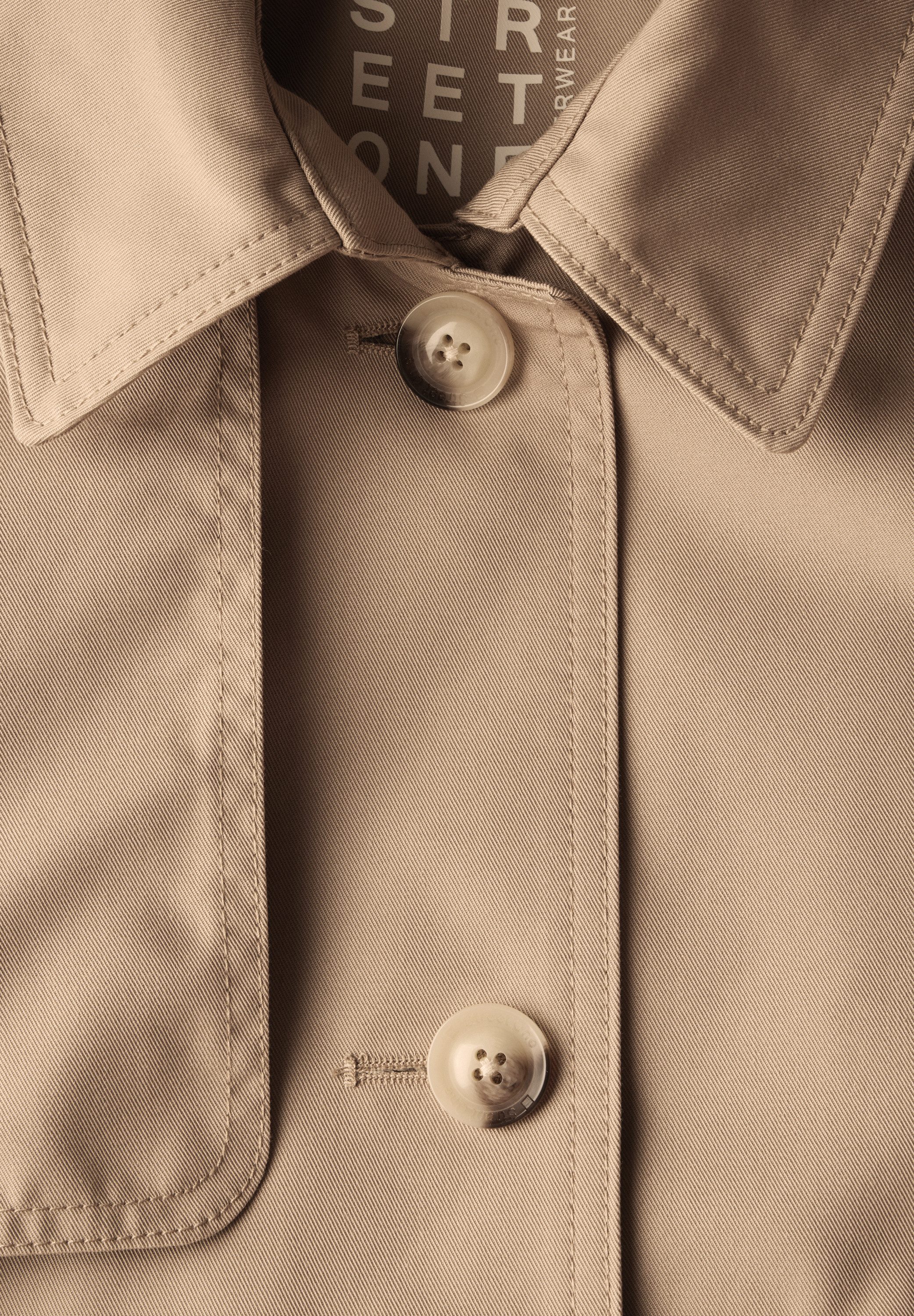 STREET ONE Trenchcoat met riem om te tailleren