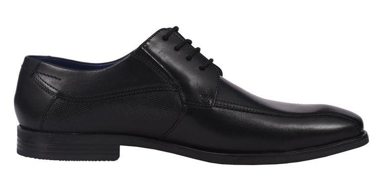 Bugatti Veterschoenen met zij-embossing, vrijetijdsschoen, lage schoen, veterschoen