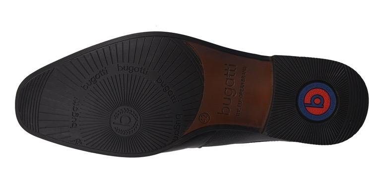 Bugatti Veterschoenen met zij-embossing, vrijetijdsschoen, lage schoen, veterschoen