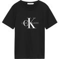 calvin klein t-shirt met druk zwart