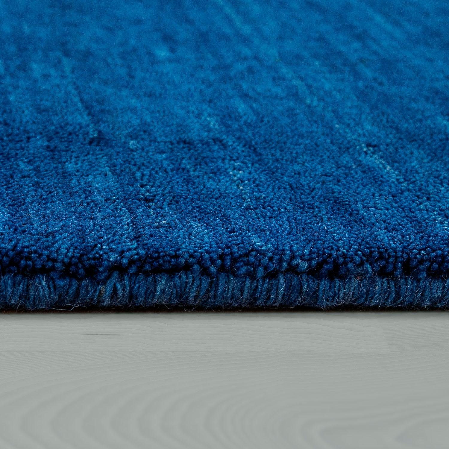 Paco Home Wollen kleed Atlas 100 Gabbeh, korte pool, met de hand geweven, zuivere wol, unikleurig
