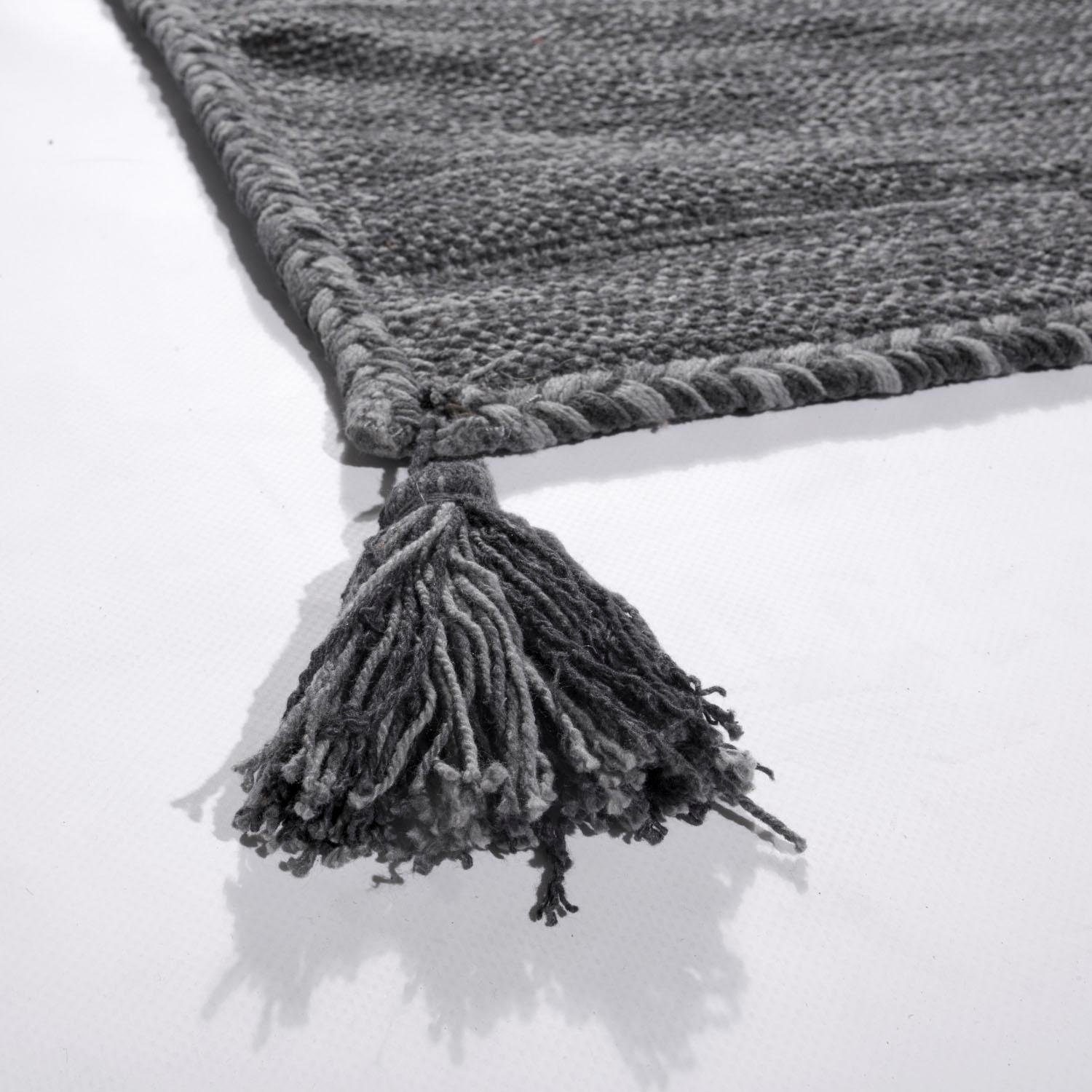 Paco Home Vloerkleed Kilim 210 Handgeweven, platweefsel, puur katoen, met de hand geweven, unikleurig