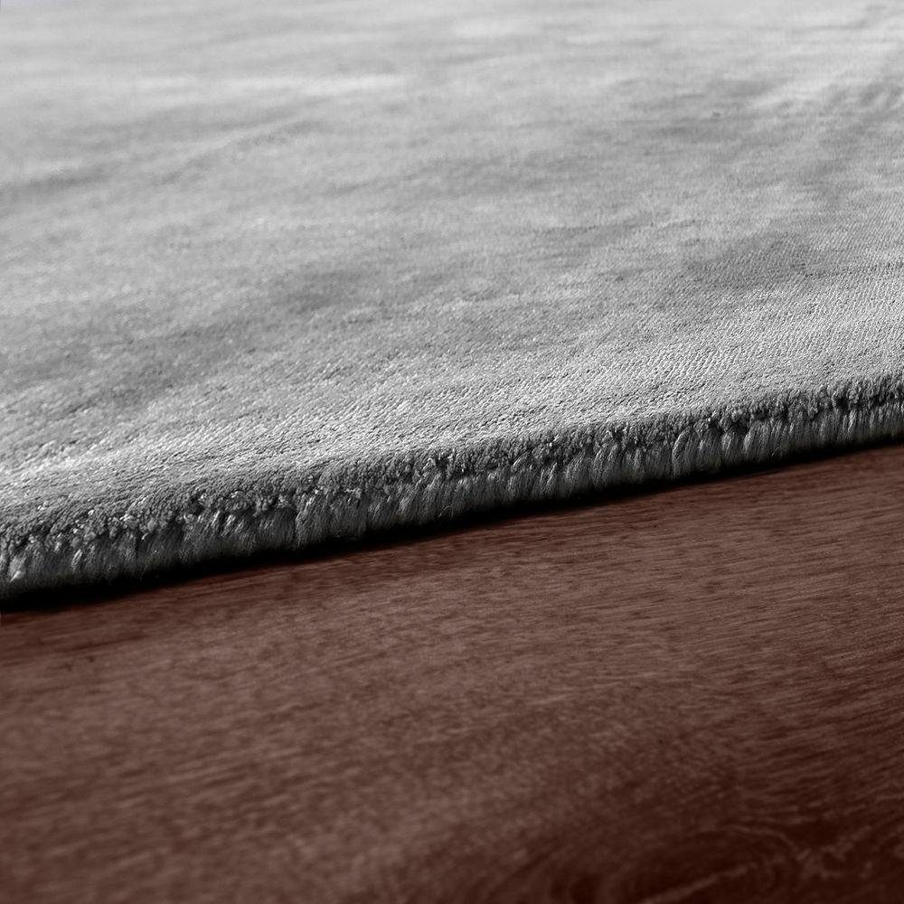 Paco Home Vloerkleed Glori 330 Handgeweven, korte pool, 100% viscose, met de hand geweven, met lichte gloed