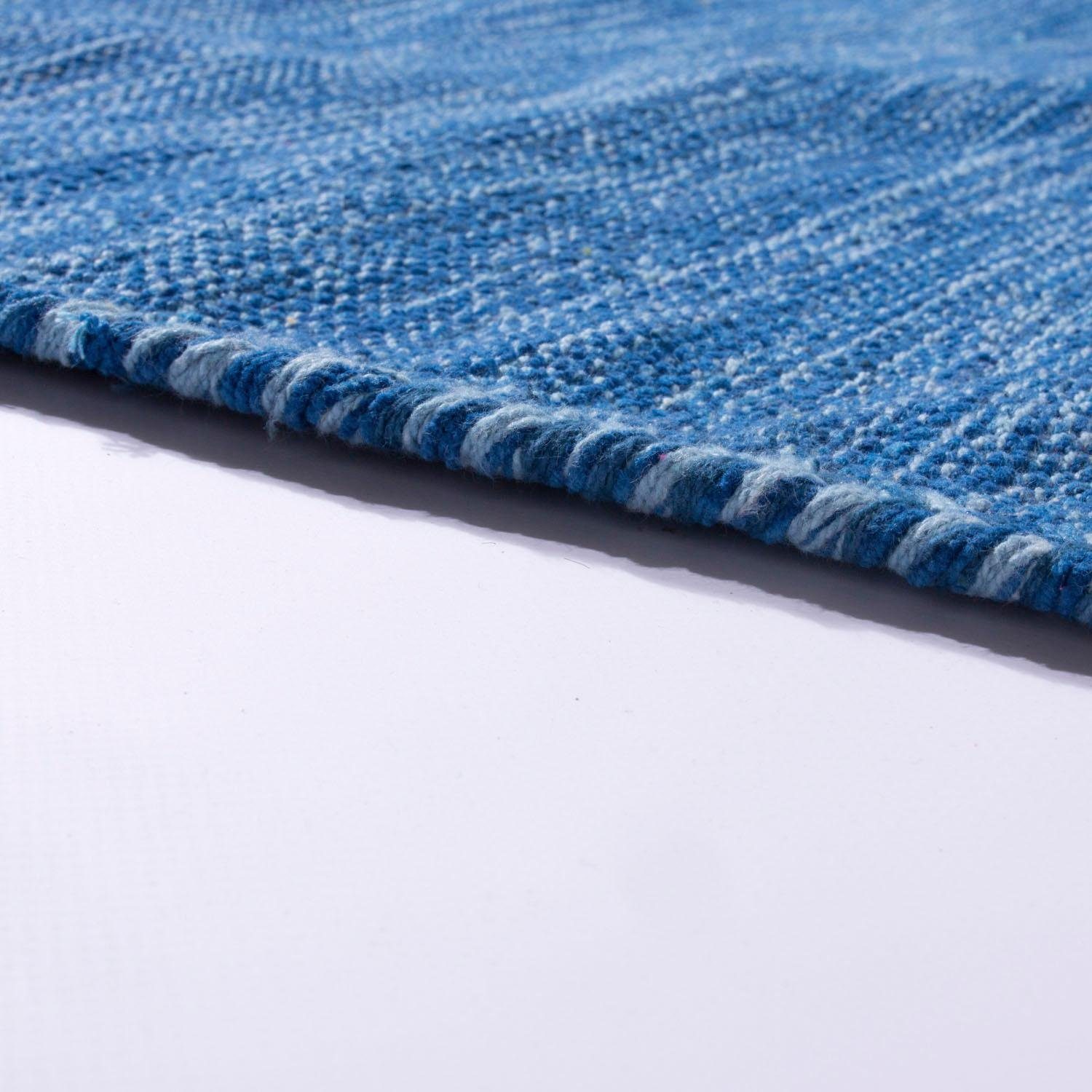 Paco Home Vloerkleed Kilim 210 Handgeweven, platweefsel, puur katoen, met de hand geweven, unikleurig