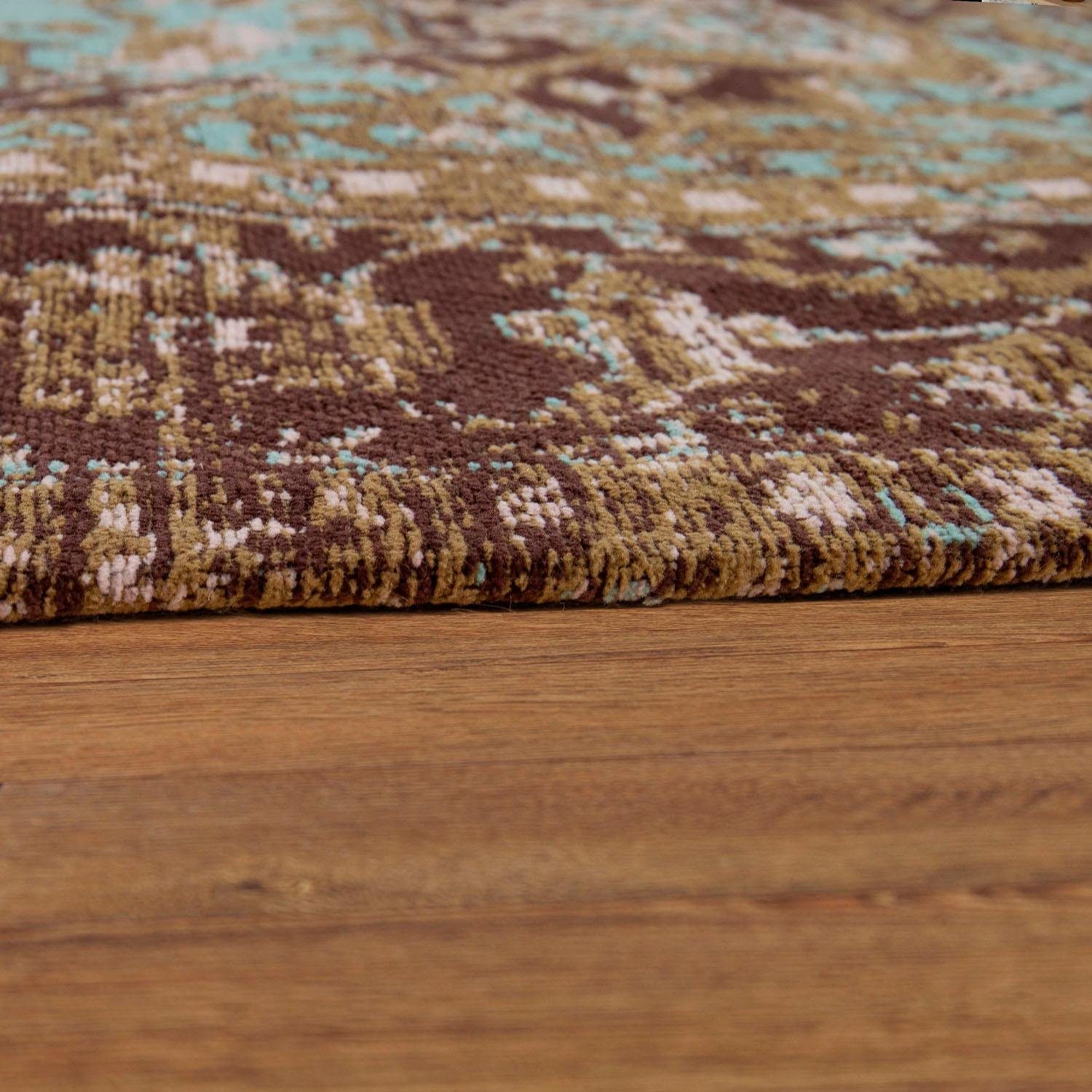 Paco Home Vloerkleed Baleno 474 Korte pool, oriënt-look, vintage-design, zacht chenillegaren
