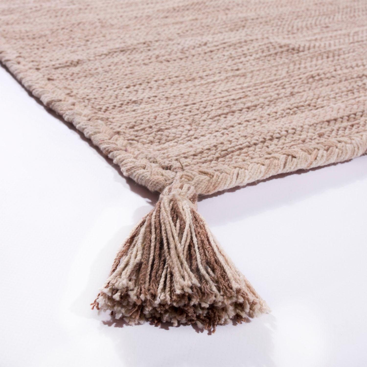 Paco Home Vloerkleed Kilim 210 Handgeweven, platweefsel, puur katoen, met de hand geweven, unikleurig