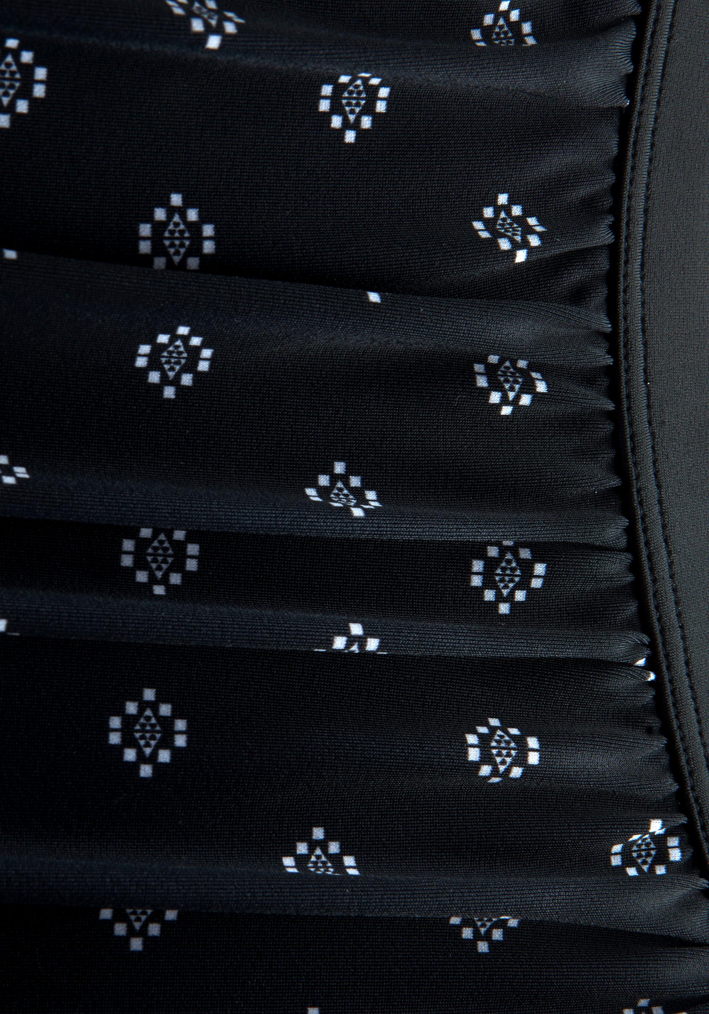 Lascana Badpak Kimer met moderne print en modellerend effect
