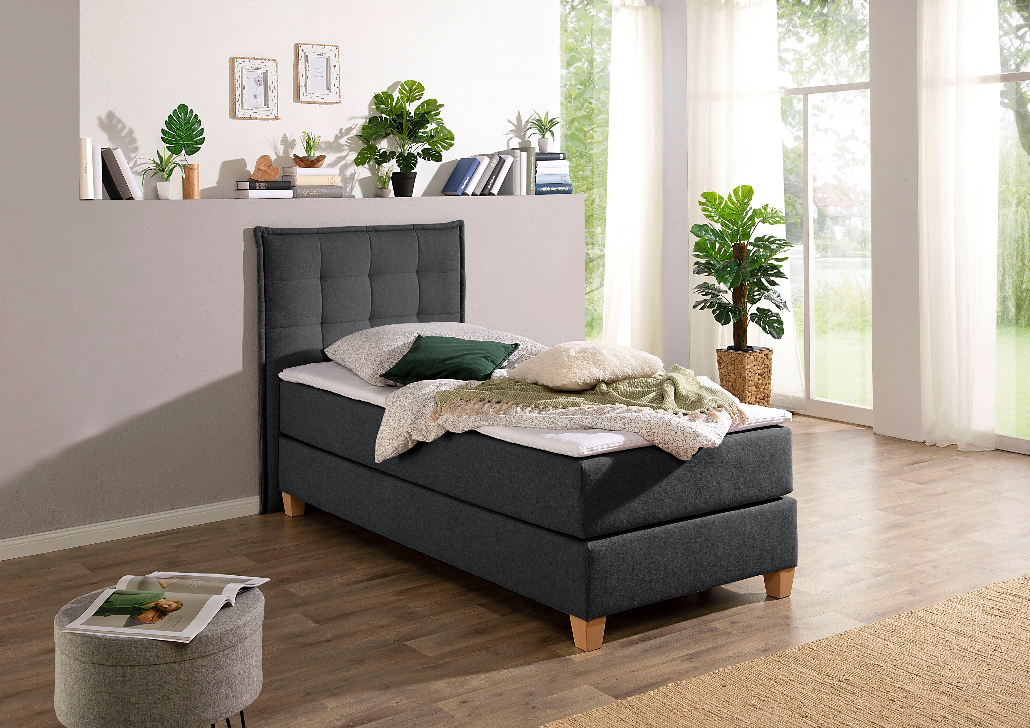 Home affaire Boxspring inclusief topmatras van comfortschuim