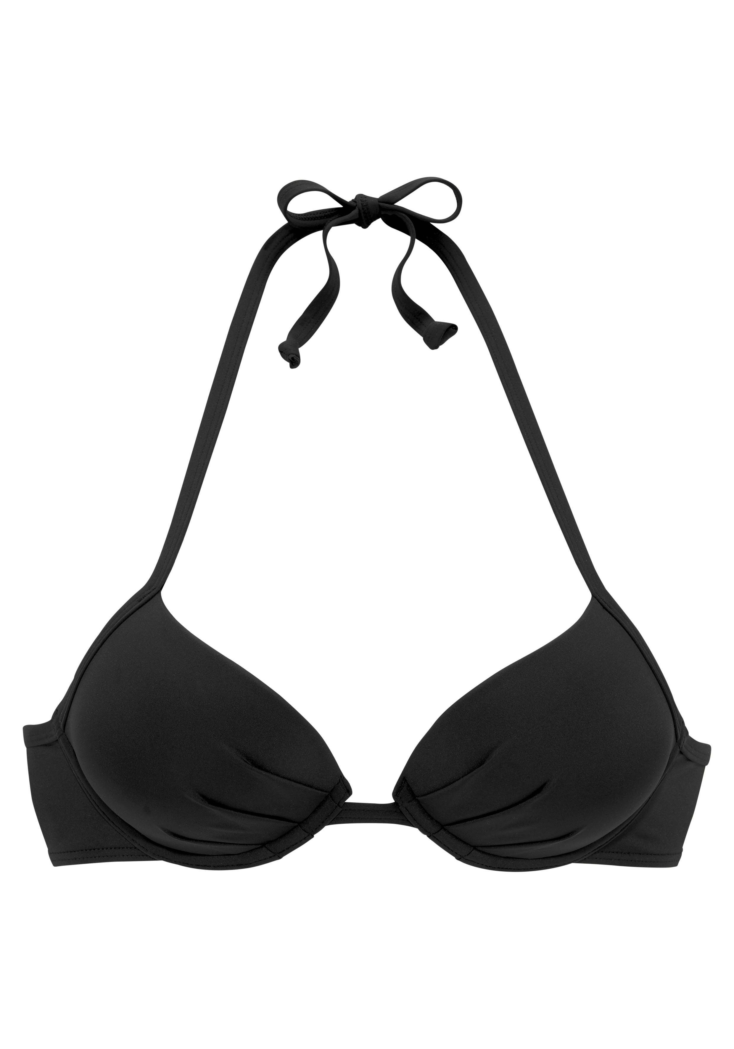 s.Oliver RED LABEL Beachwear Push-upbikinitop Rome in verschillende unikleuren