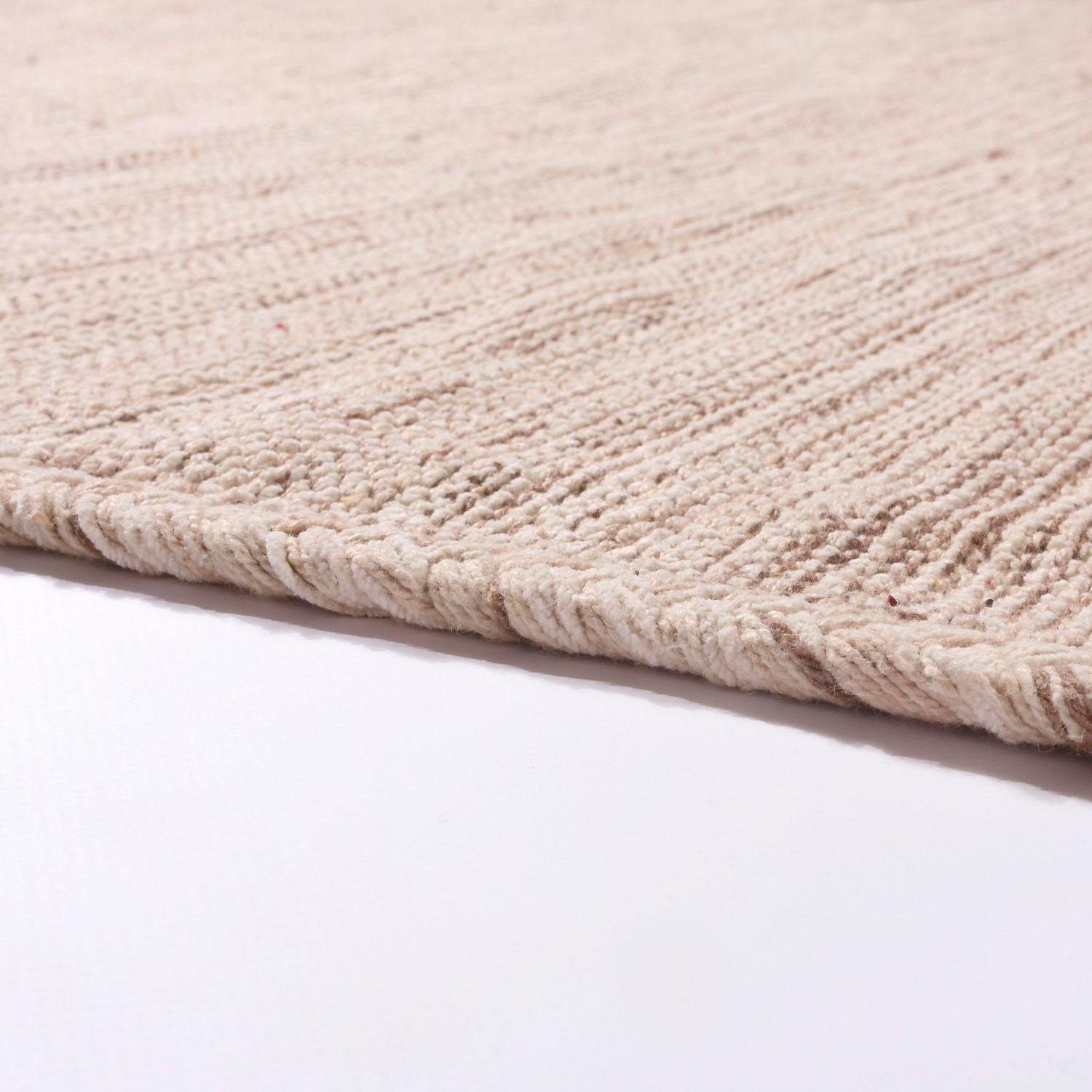 Paco Home Vloerkleed Kilim 210 Handgeweven, platweefsel, puur katoen, met de hand geweven, unikleurig