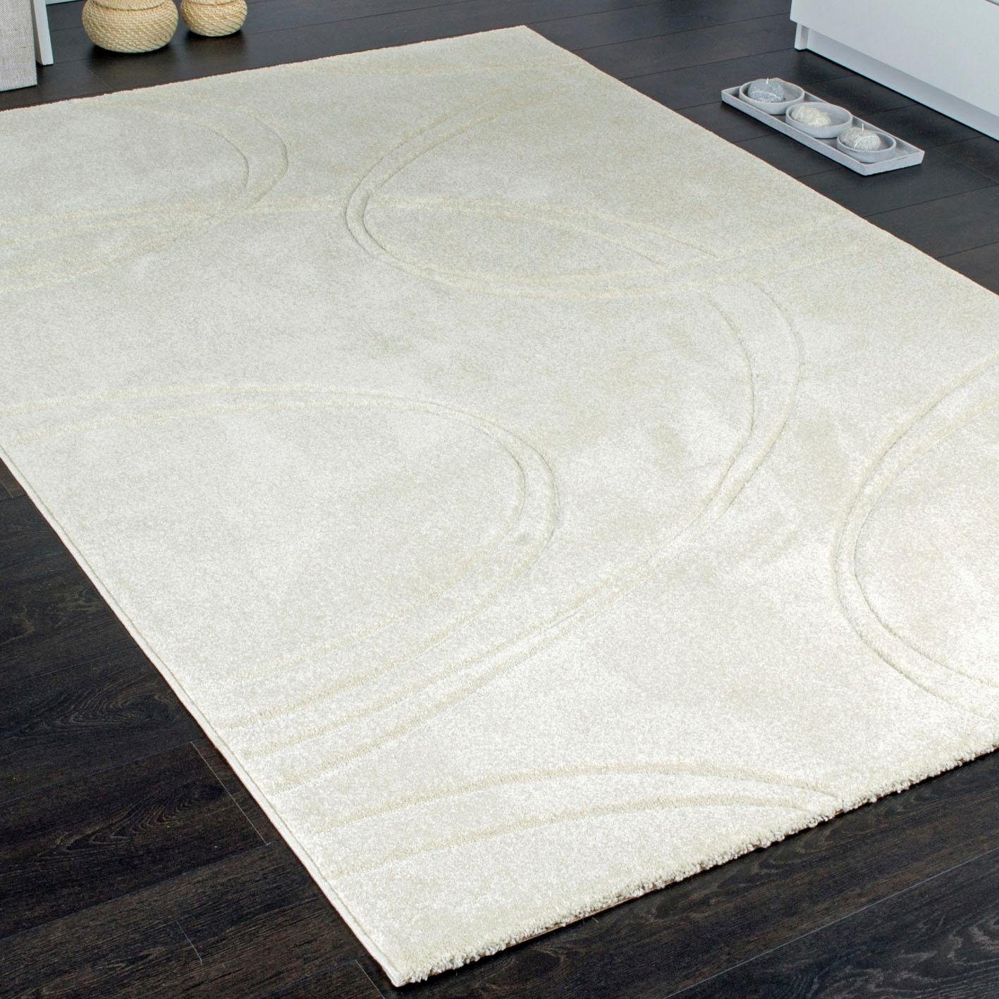 Paco Home Vloerkleed Brilliance 757 Korte pool, met 3D-design, ideaal in de woonkamer & slaapkamer