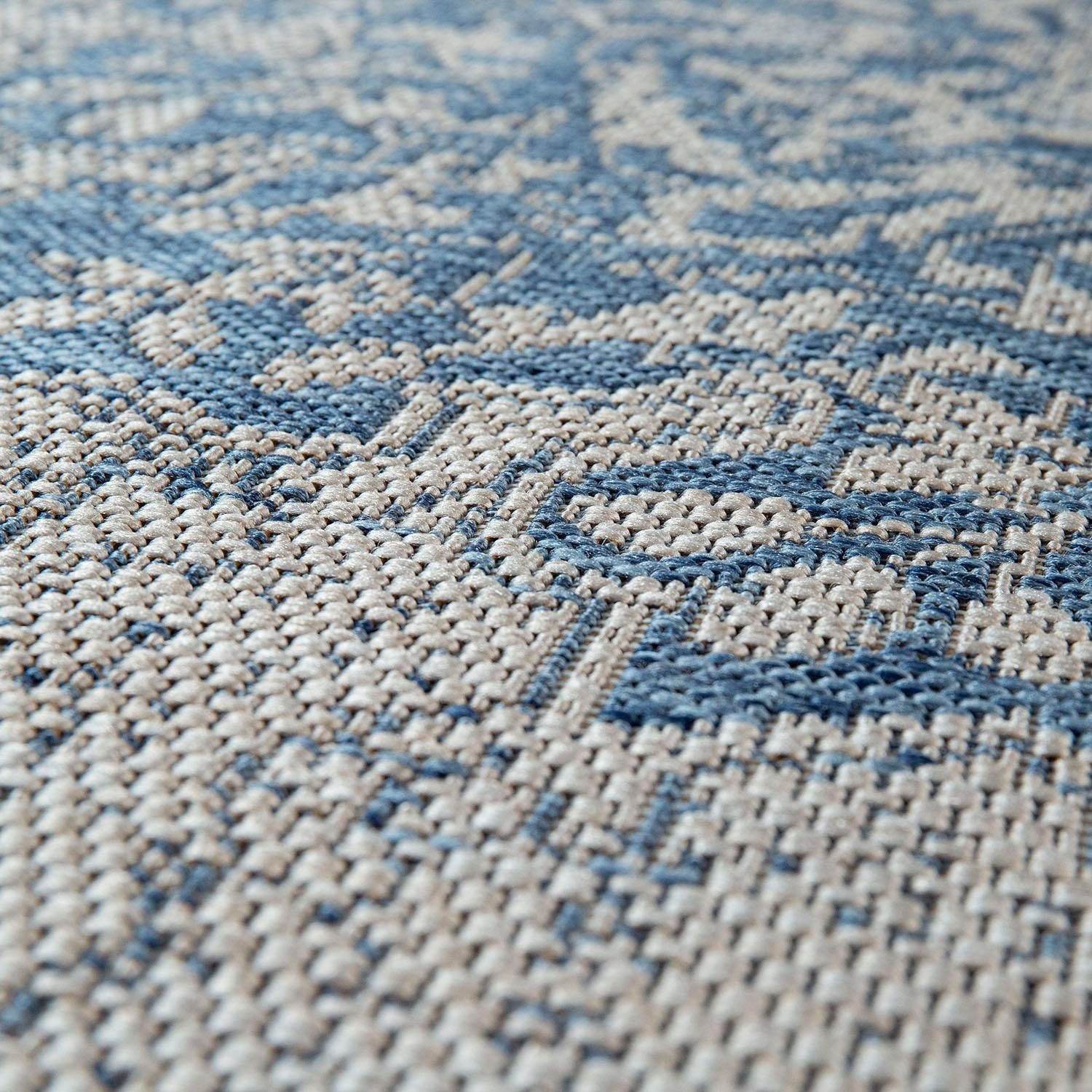 Paco Home Vloerkleed Coco 206 Platweefsel, modern design, oriënt-look, geschikt voor binnen en buiten