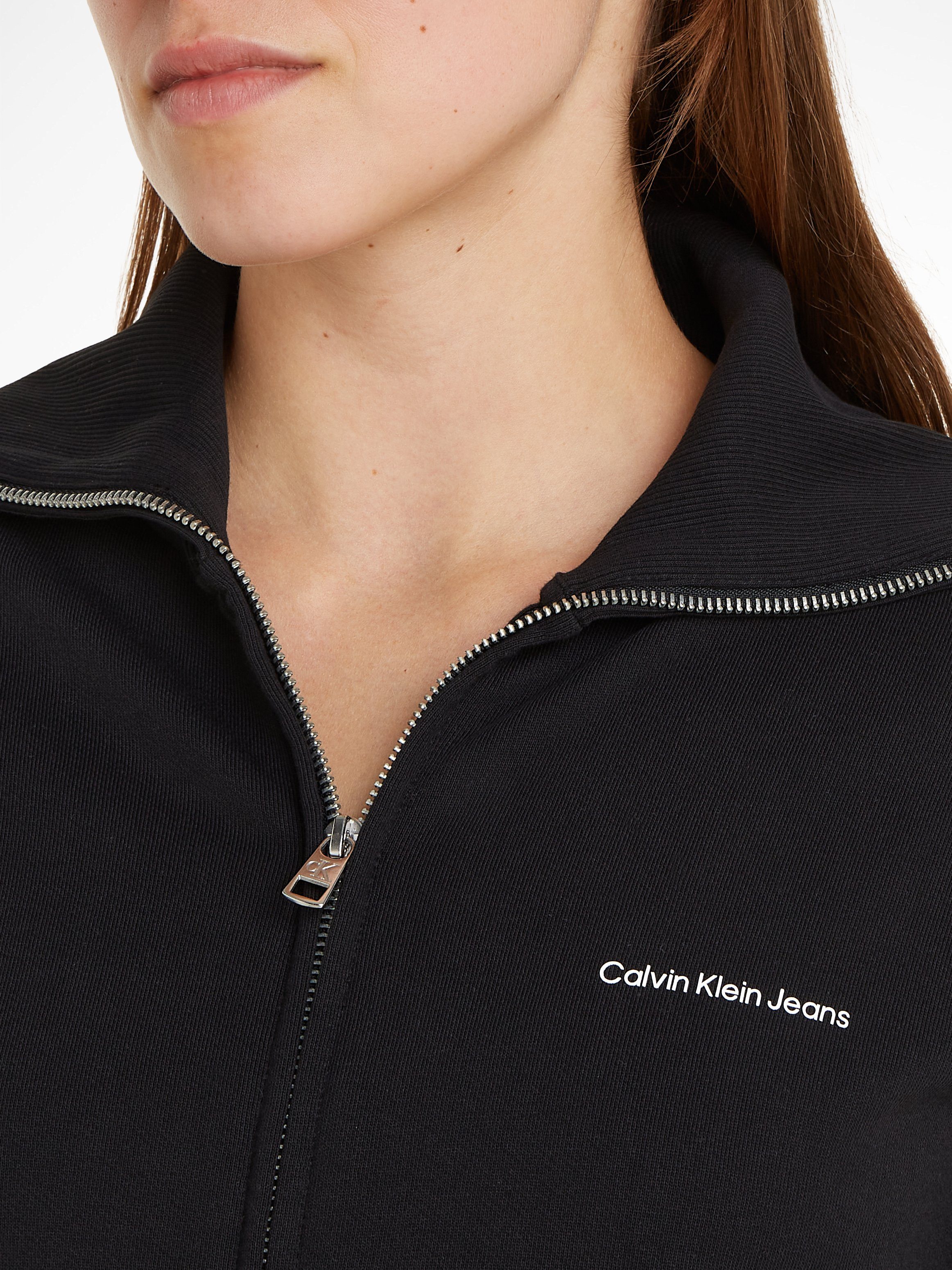 Calvin Klein Sweatvest DIFFUSED MONOLOGO ZIP-THROUGH