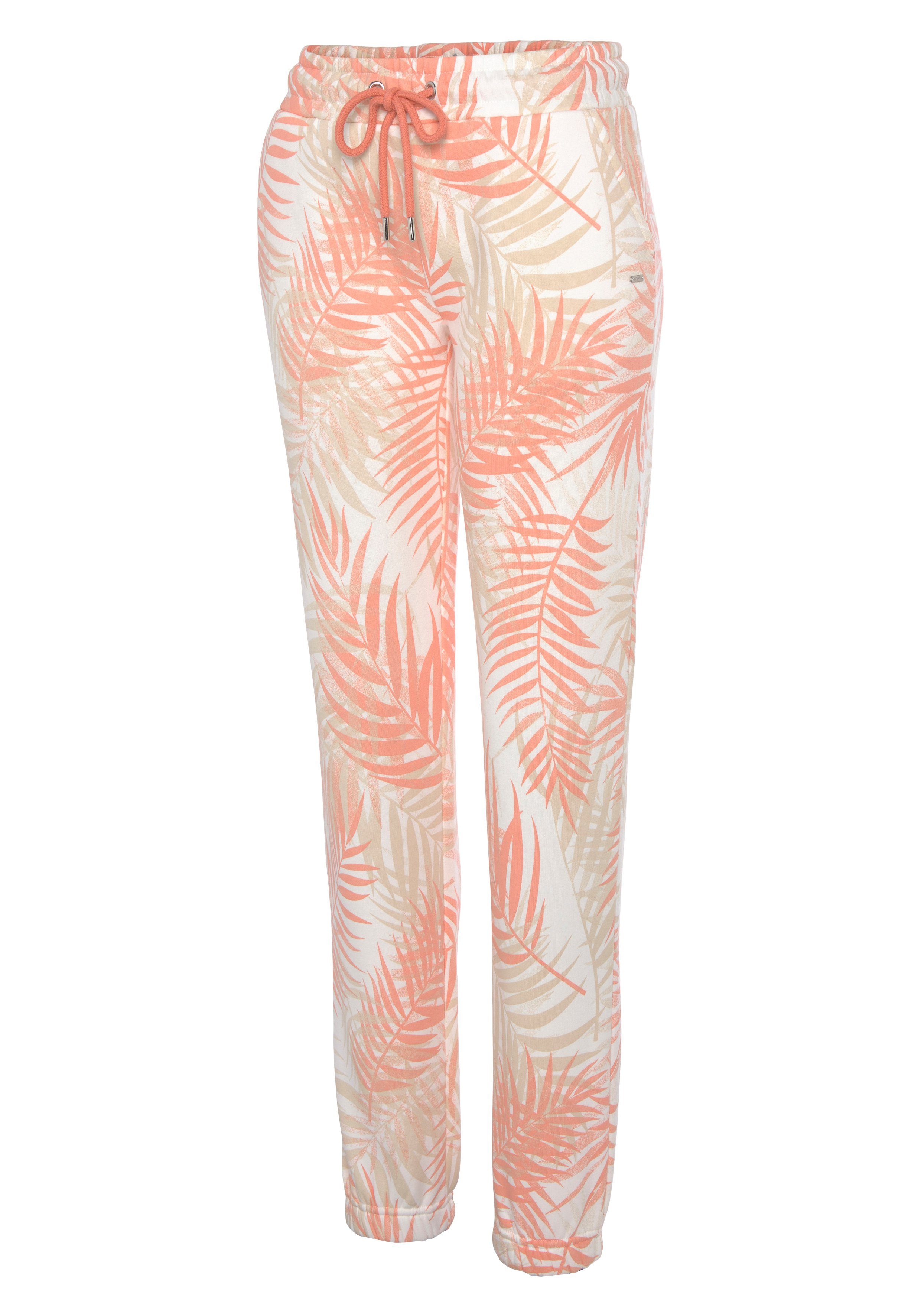 Lascana Sweatpants -Loungebroek met allover-print loungewear (1-delig)