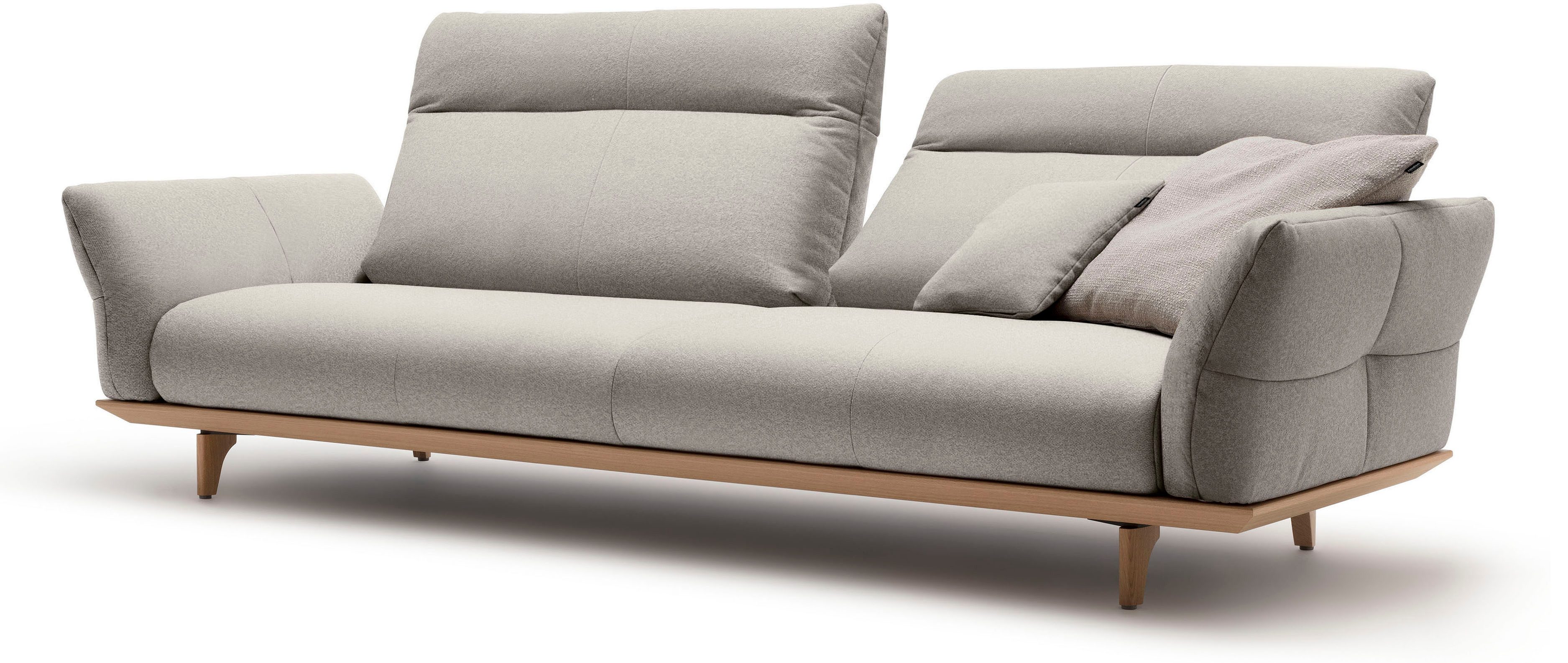 Creation BY ROLF BENZ 4-zitsbank Hs.460 Onderstel in eiken, poten in natuurlijk eiken, breedte 248 cm