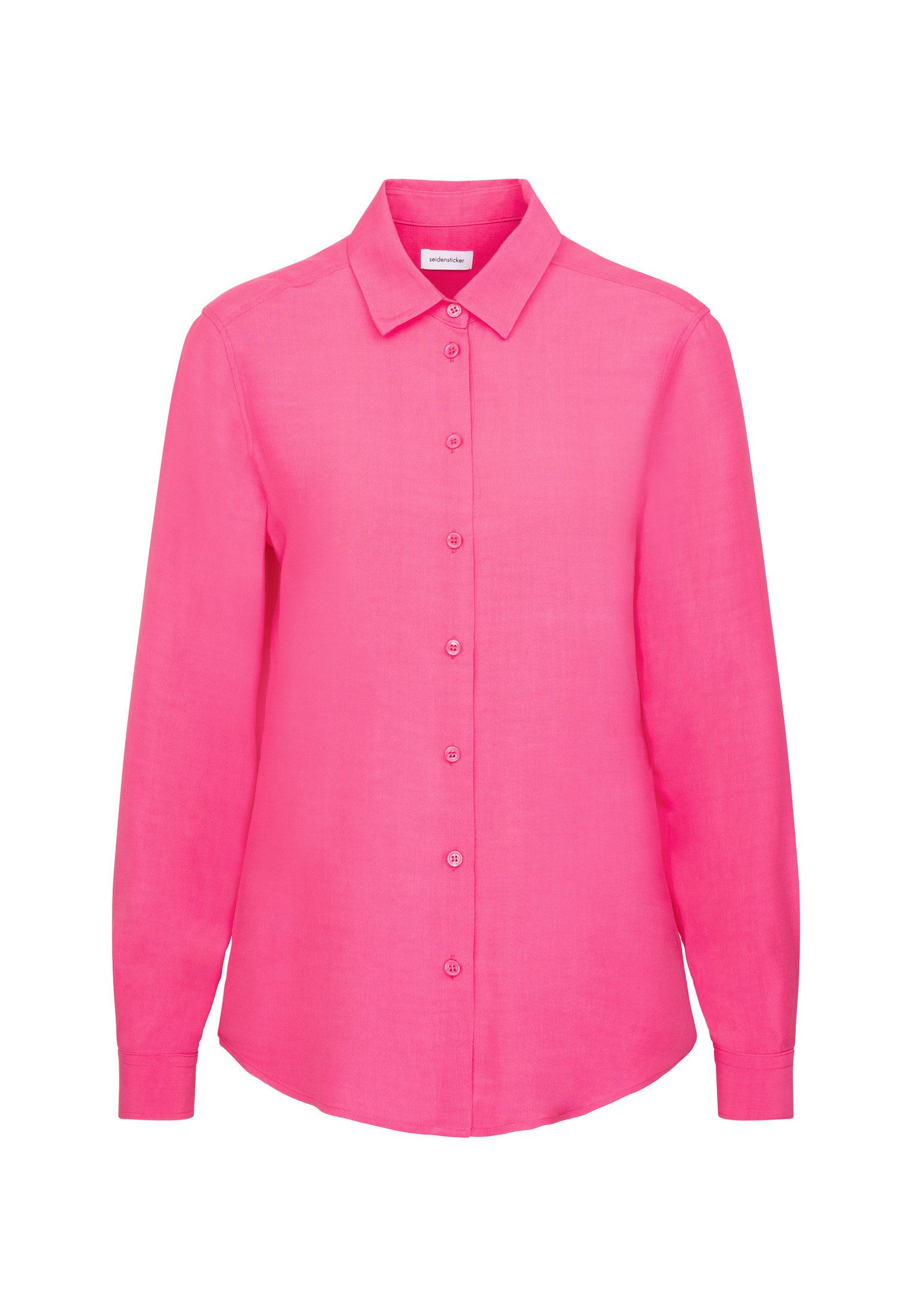 seidensticker Overhemdblouse Lange mouwen kraag uni