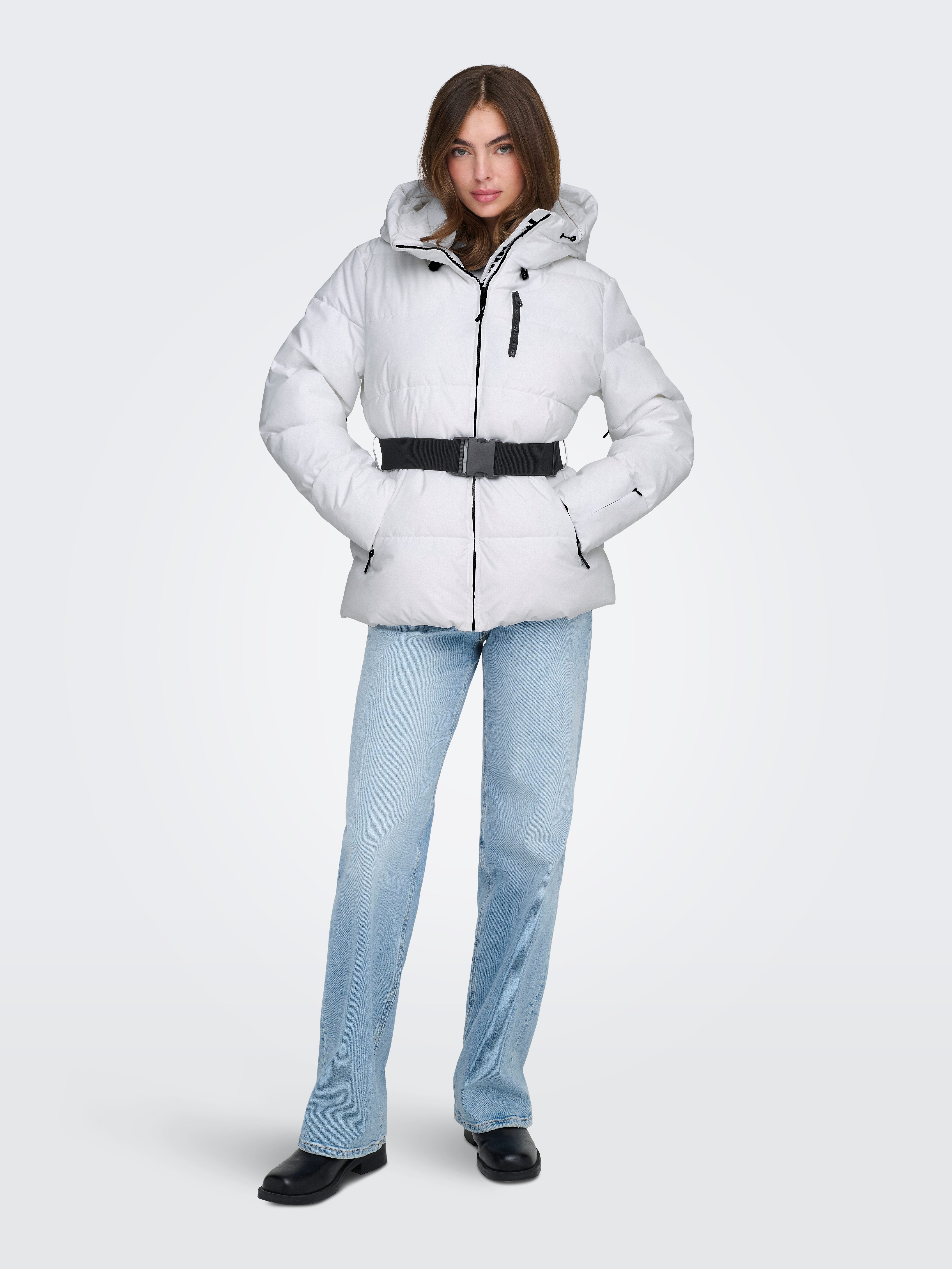 Only Gewatteerde jas ONLHARPER LIFE BELTED PREMIUM JACKET OTW
