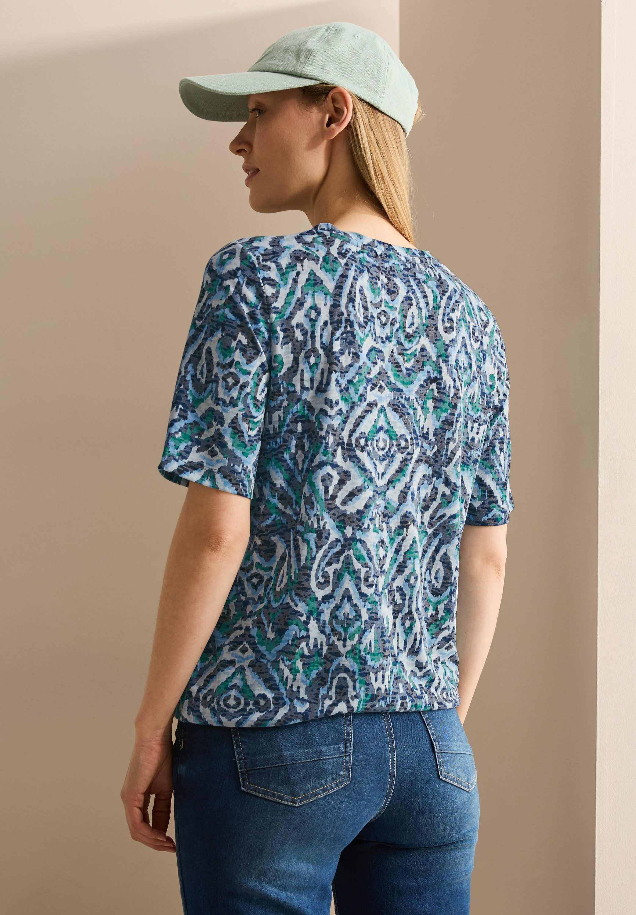 Cecil T-shirt met print all-over